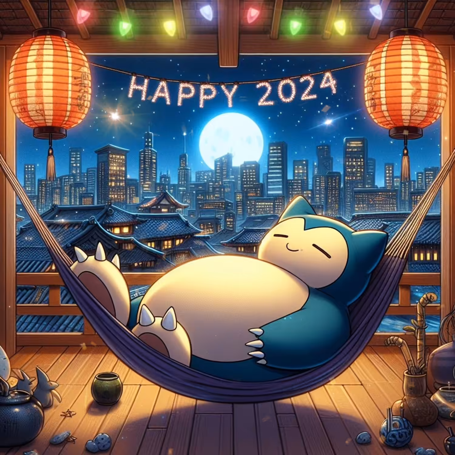 Ukiyo Pokeprints - Snorlax 2024