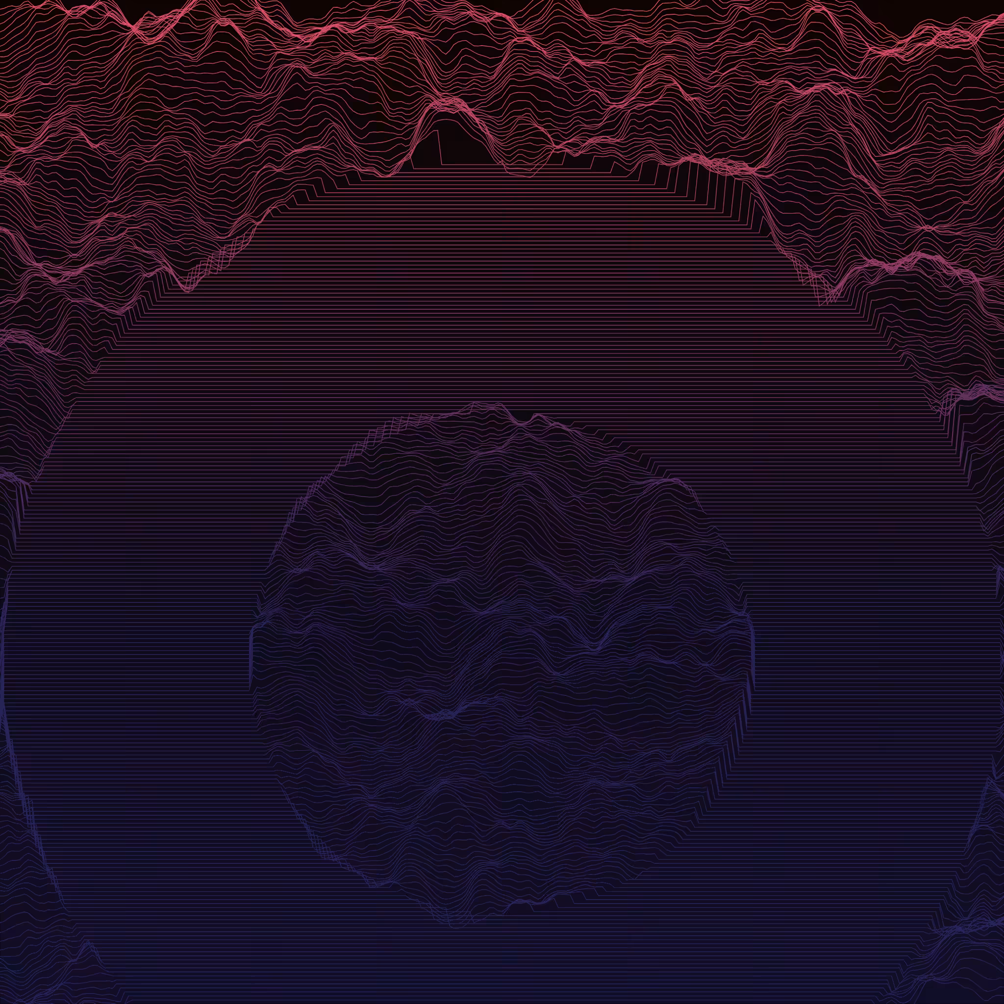 Waves Circle (For Plotter) #77