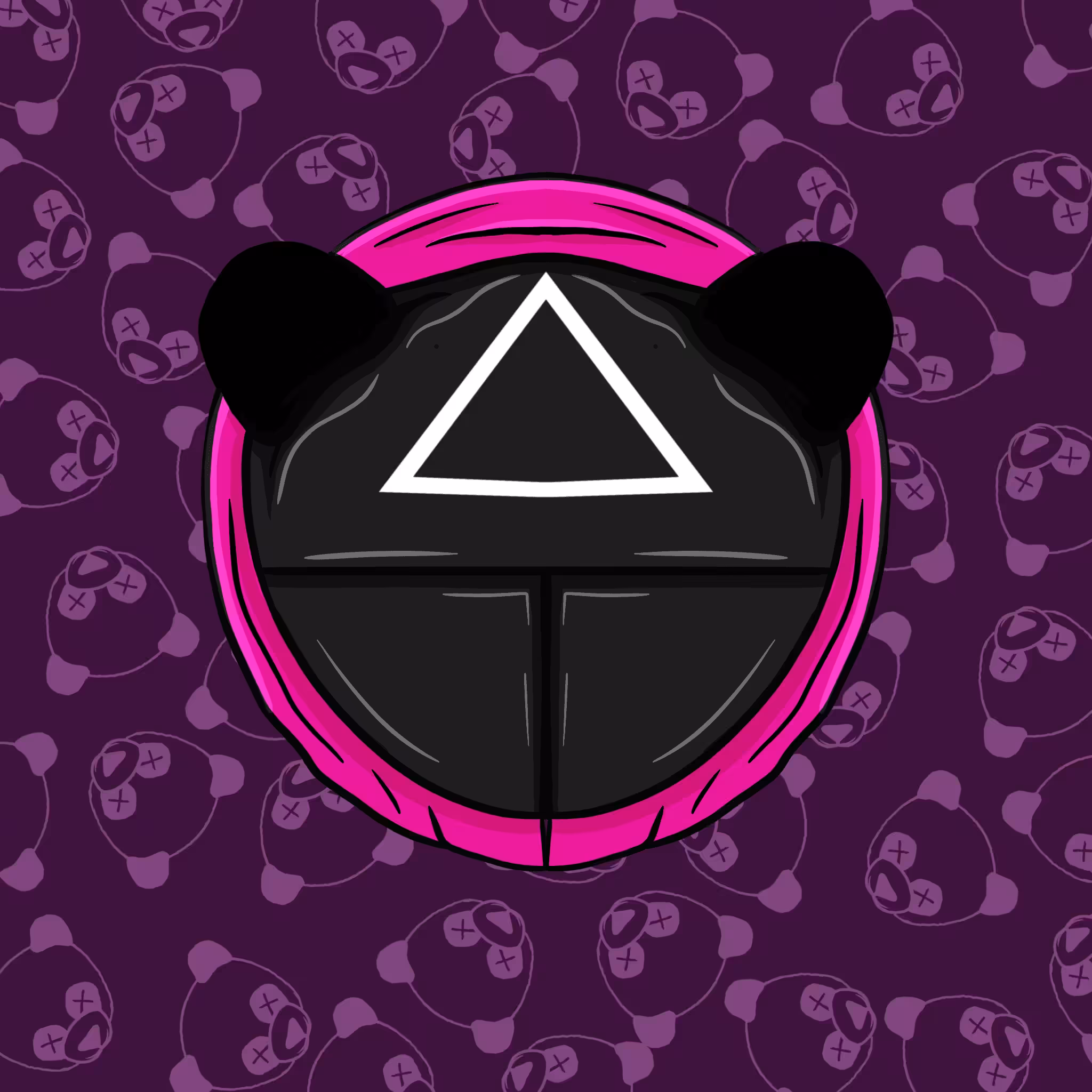 Panda Head #066