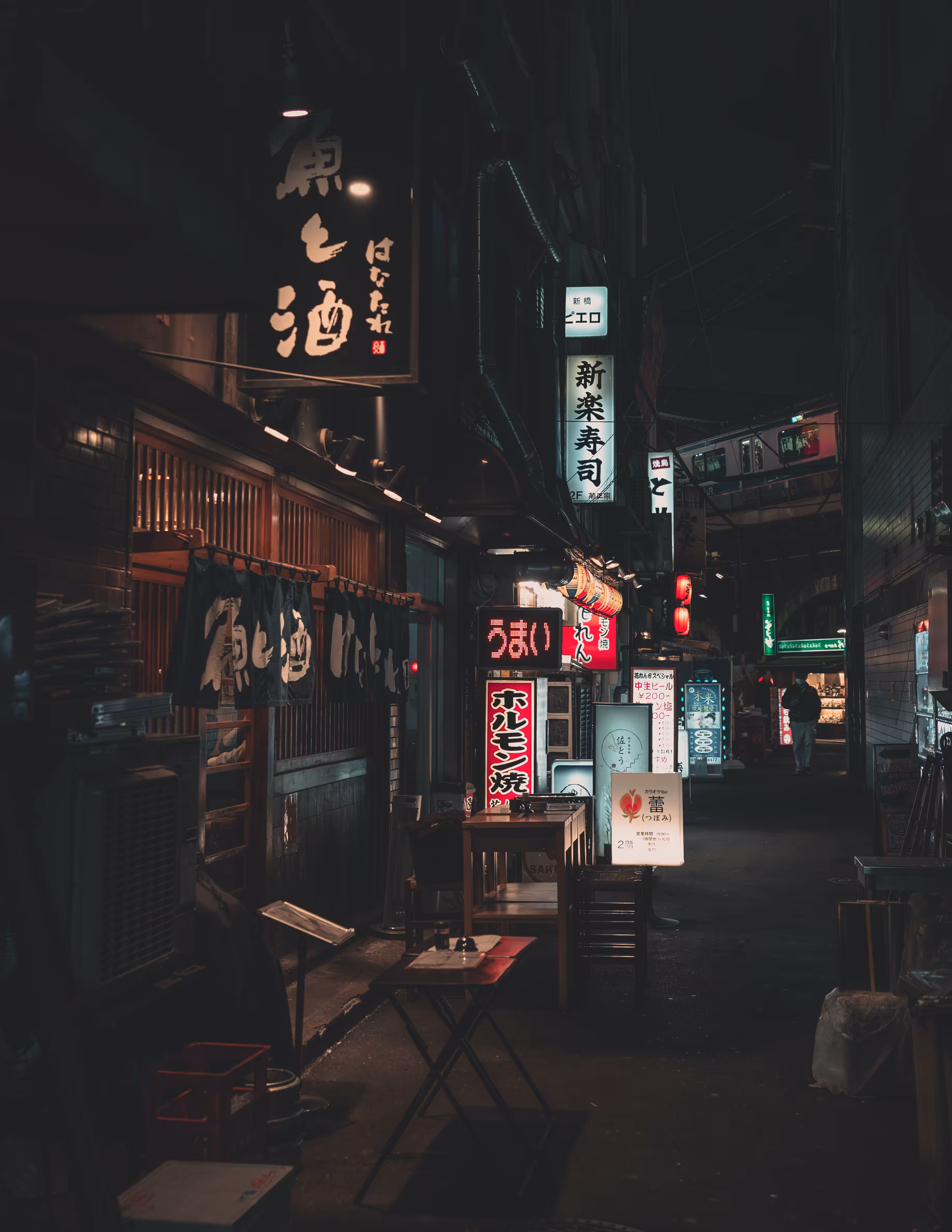 Quiet Street in Shimbashi