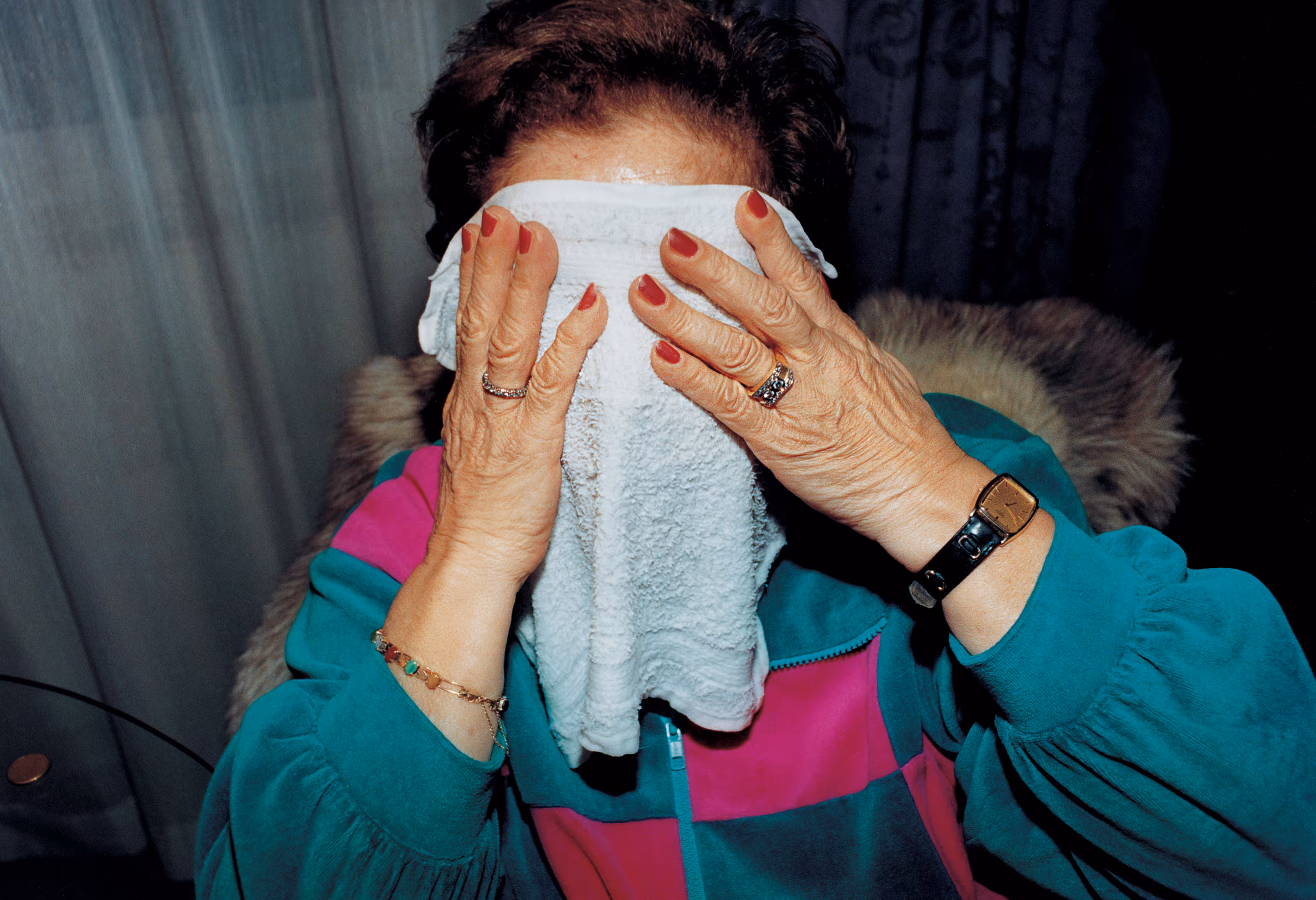 Closer - Grandma covers her face, 1994