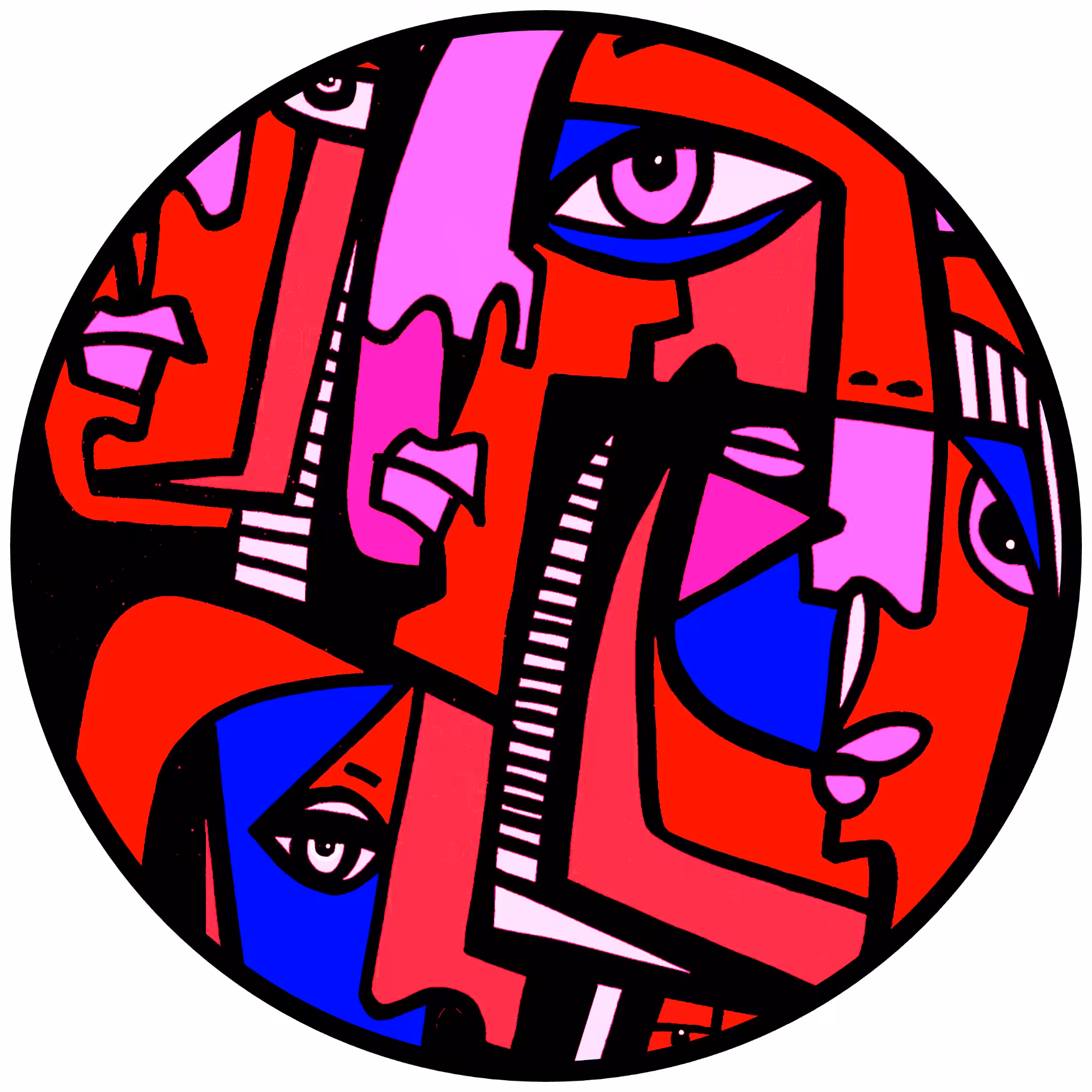 Cubist Circle 63