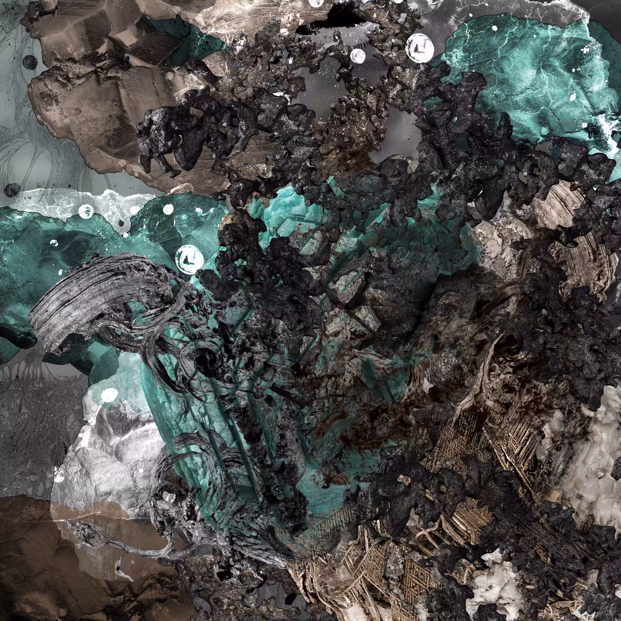 Copper Silver Chalcophyllite