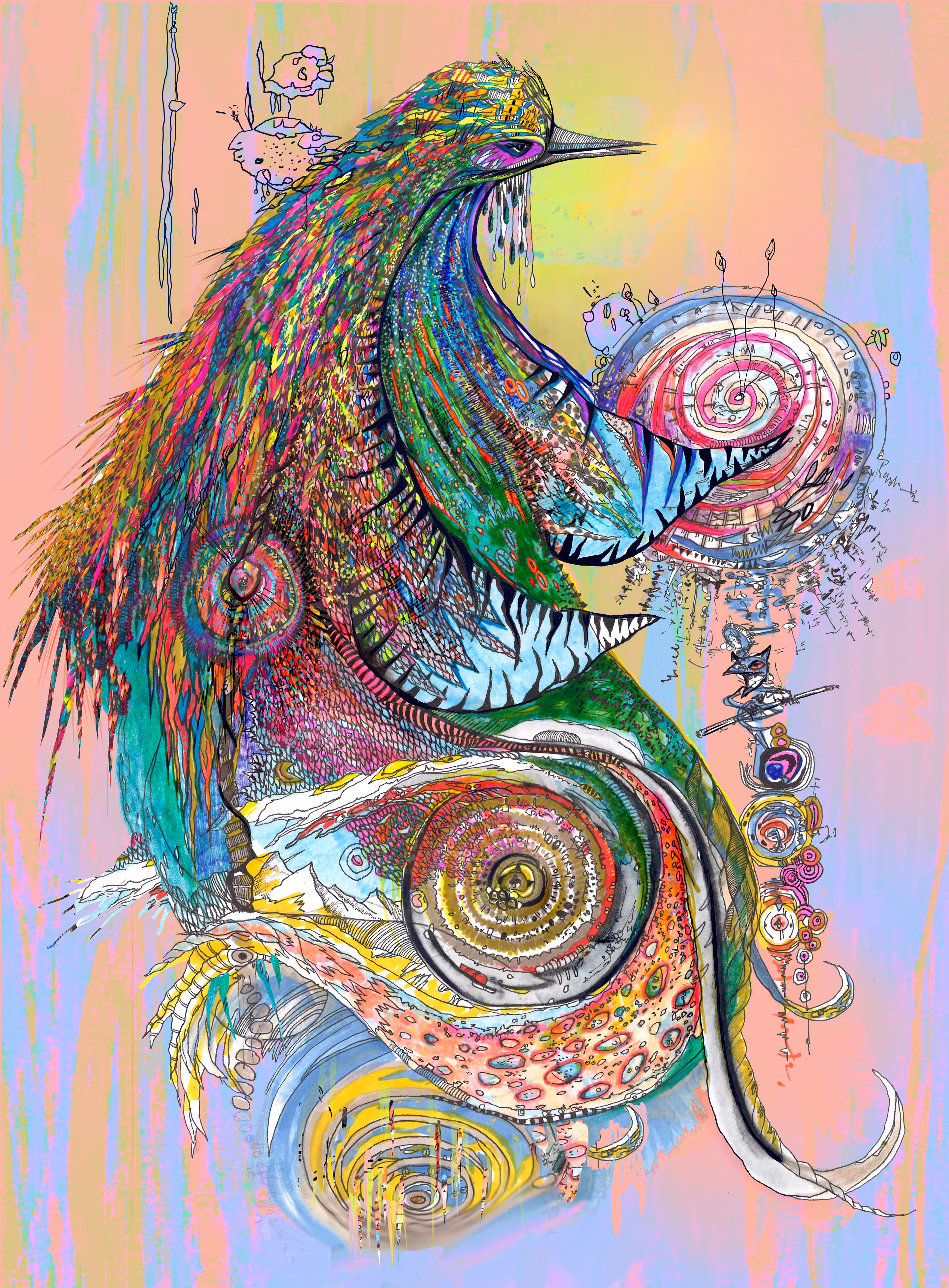Phoenix diaries - spirals of countless returns