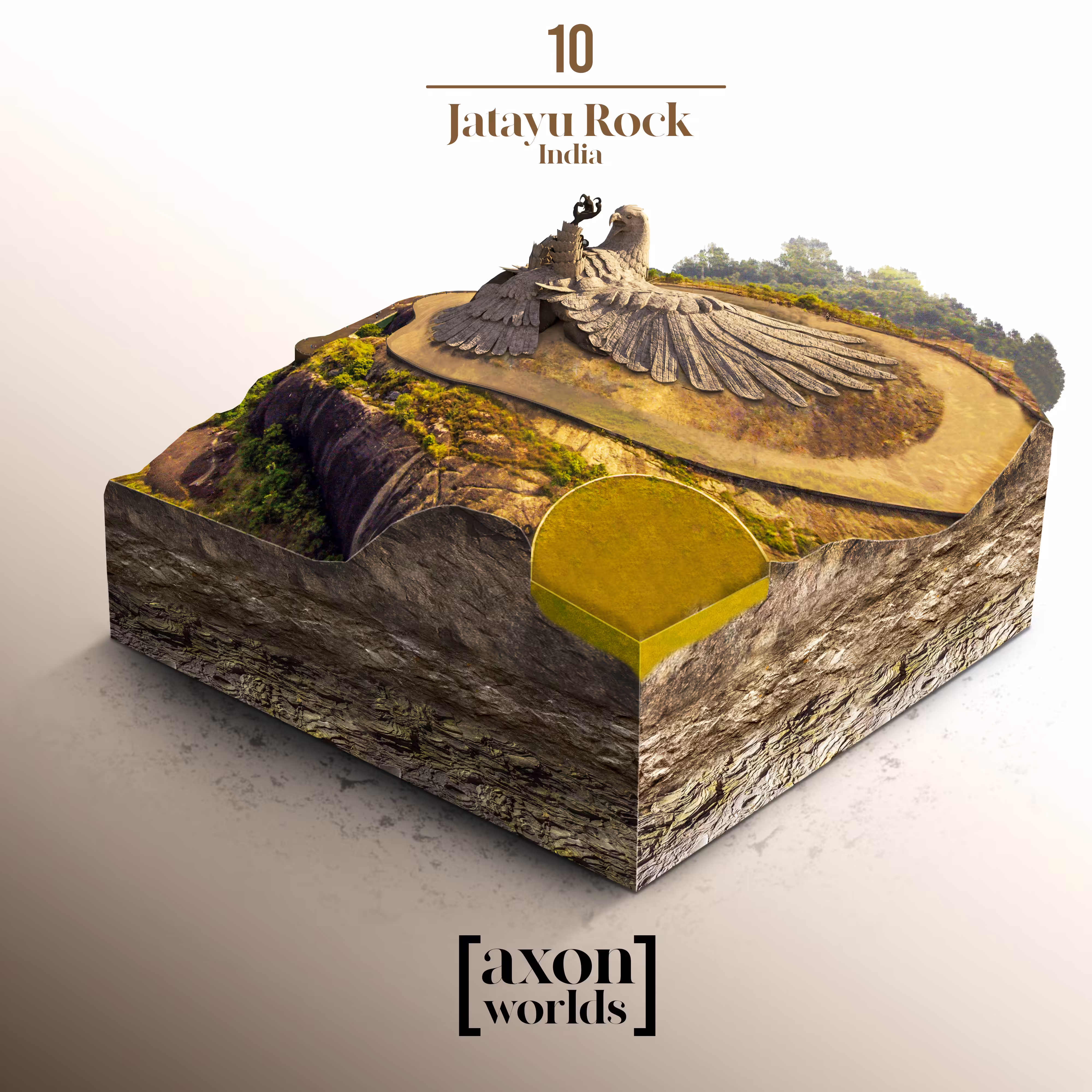 THE EARTH'S CENTER - JATAYU ROCK |AXON WORLDS| 10