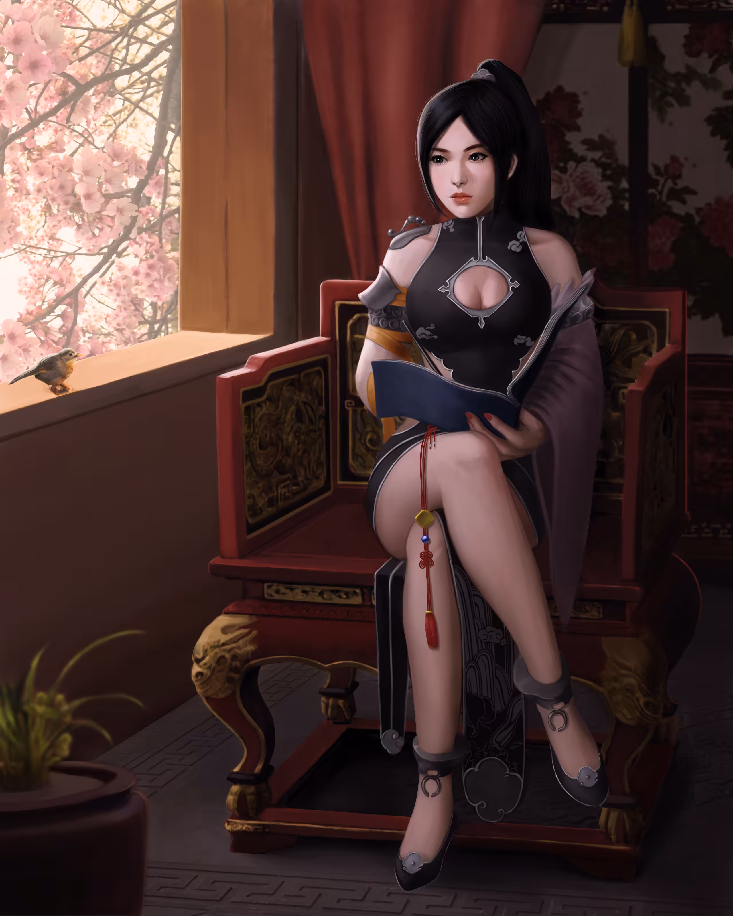 Lady and the Bird