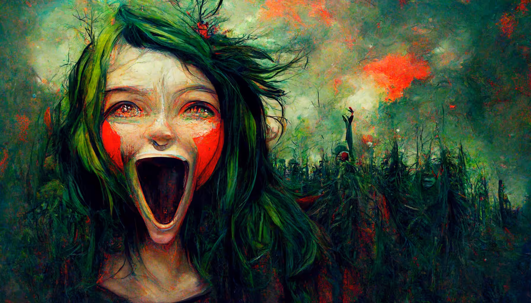 Red scream