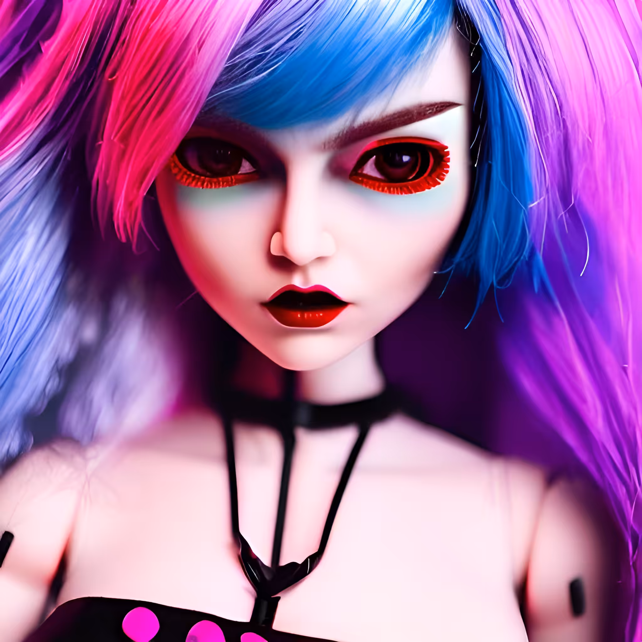 Neon Art: Doll