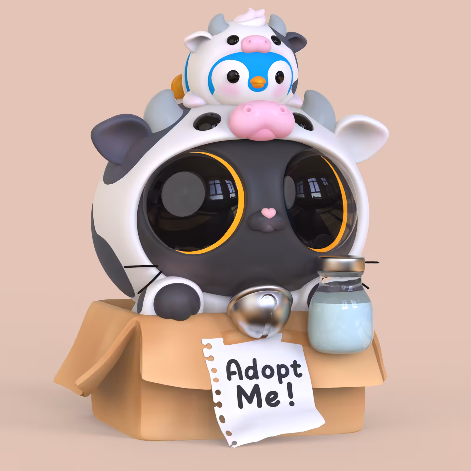253 Orathai : Cow suit