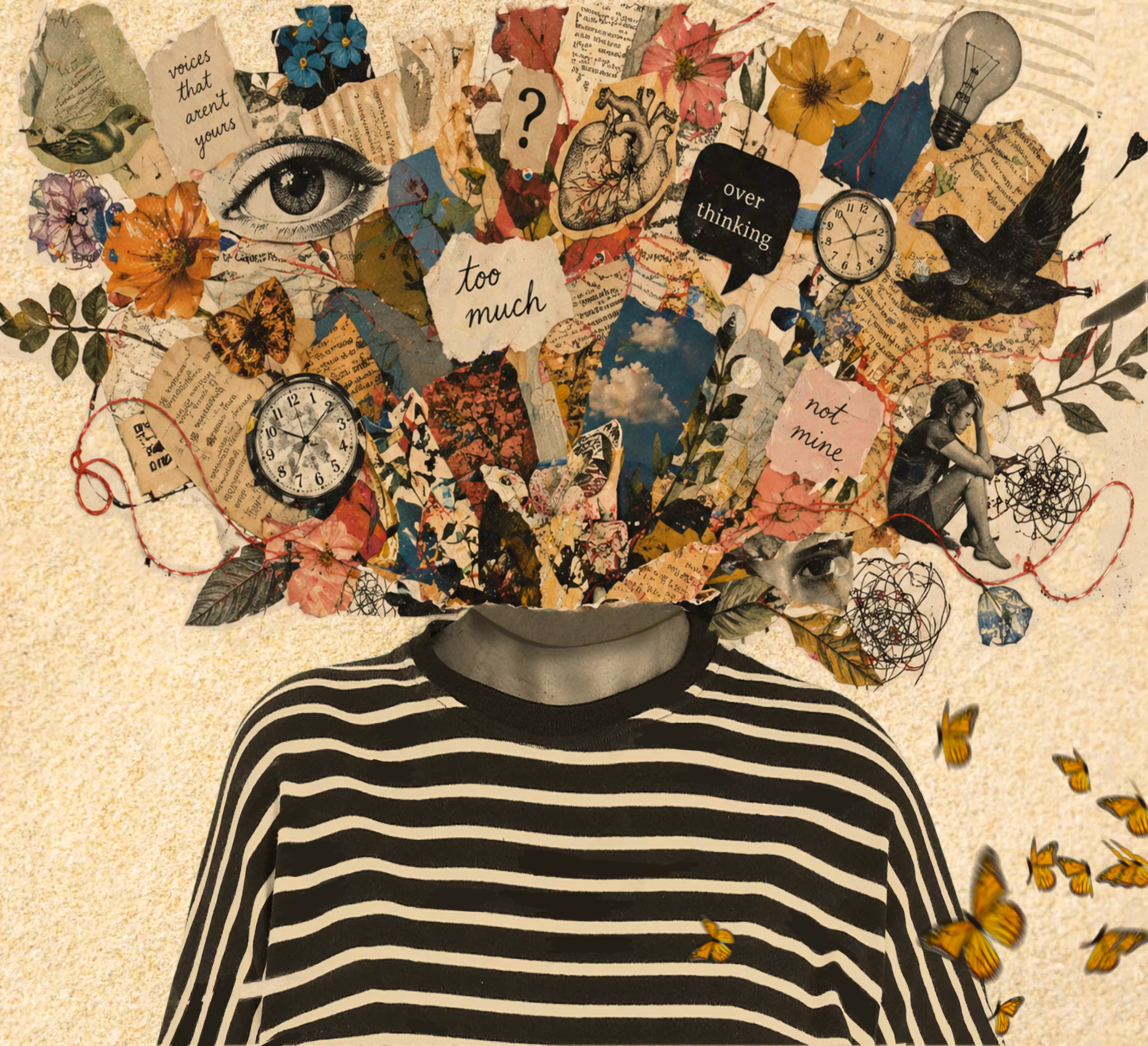Collage World : Borrowed Thoughts
