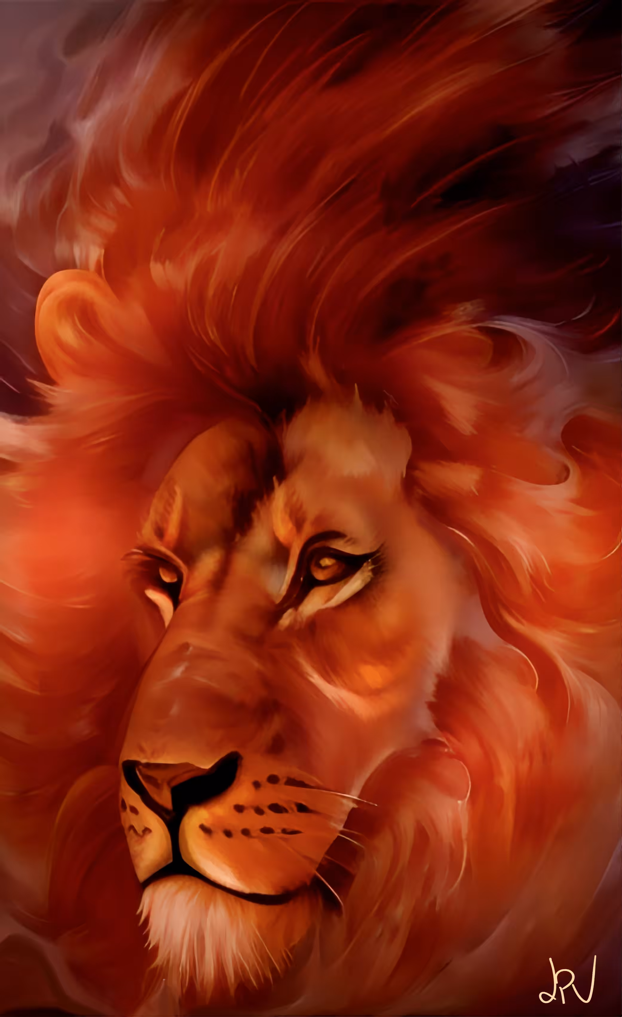 The Lion from Tales of the Dark Forest