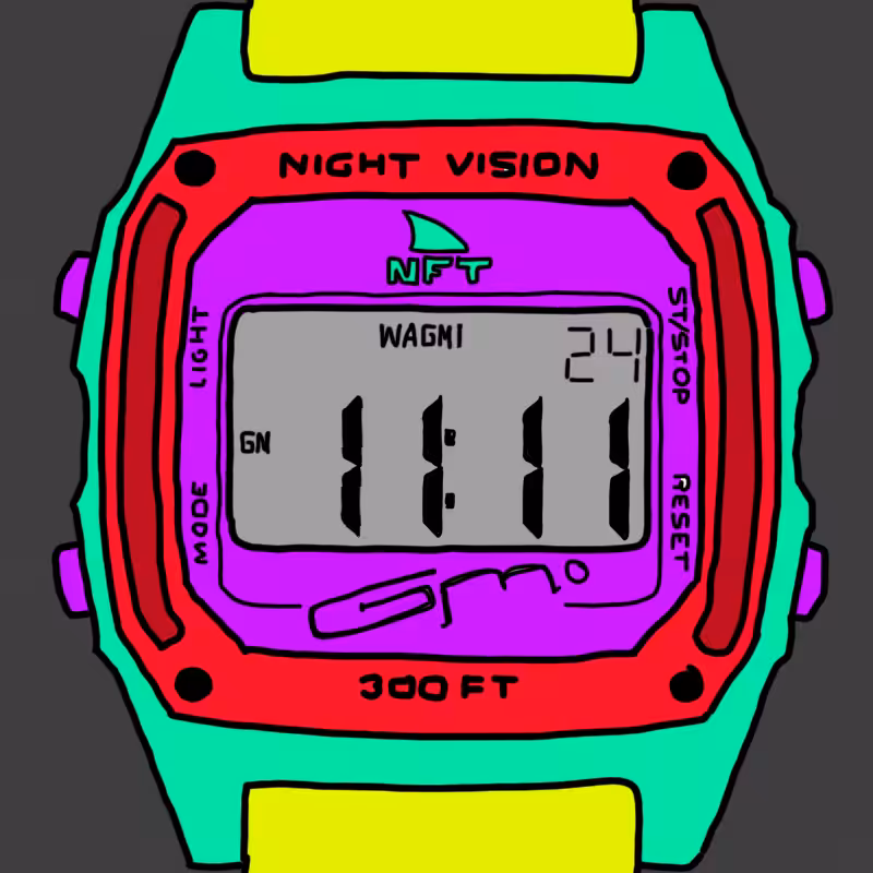 Make a Wish NFT Watch - Colorway #13