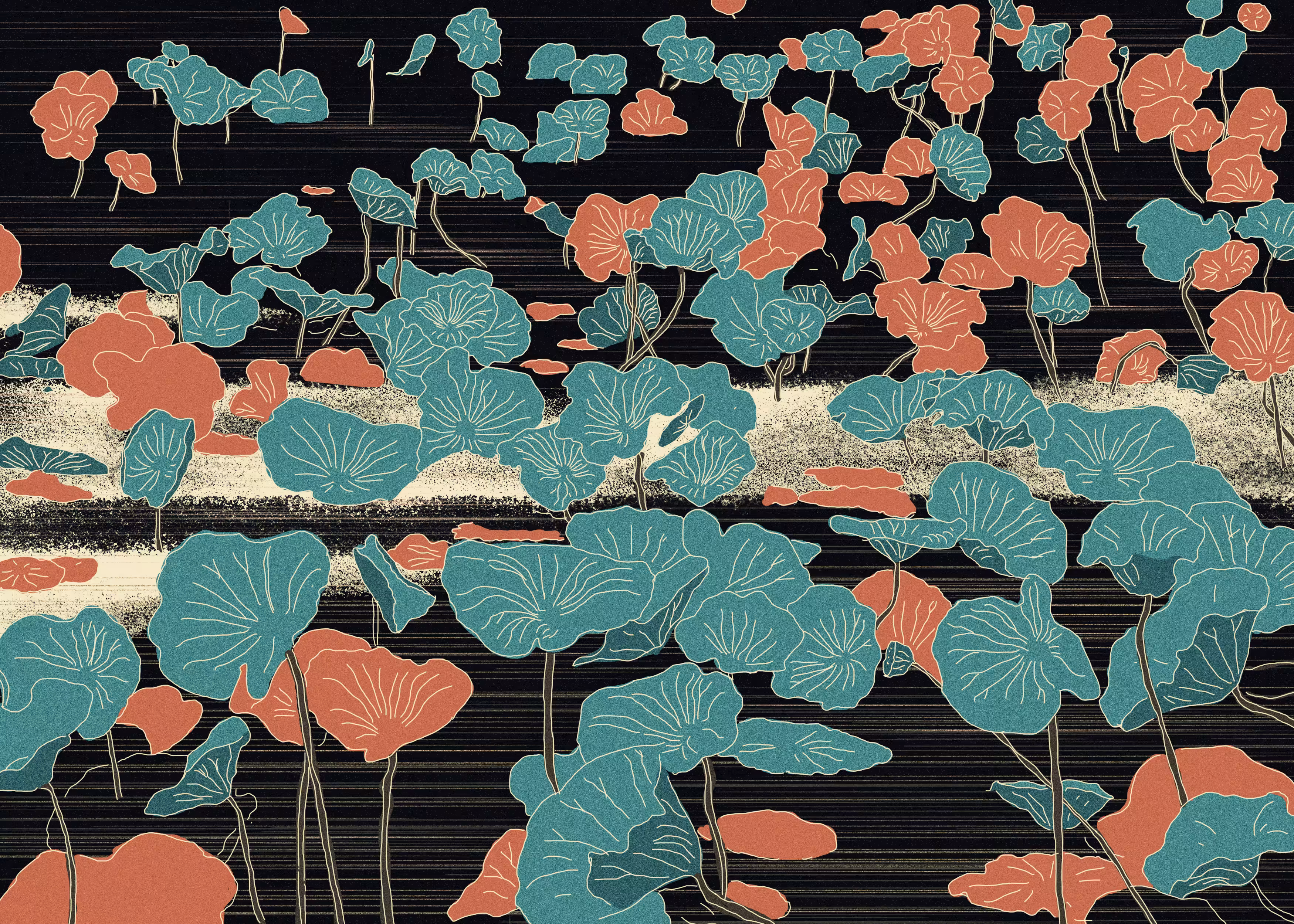 Complicated pond