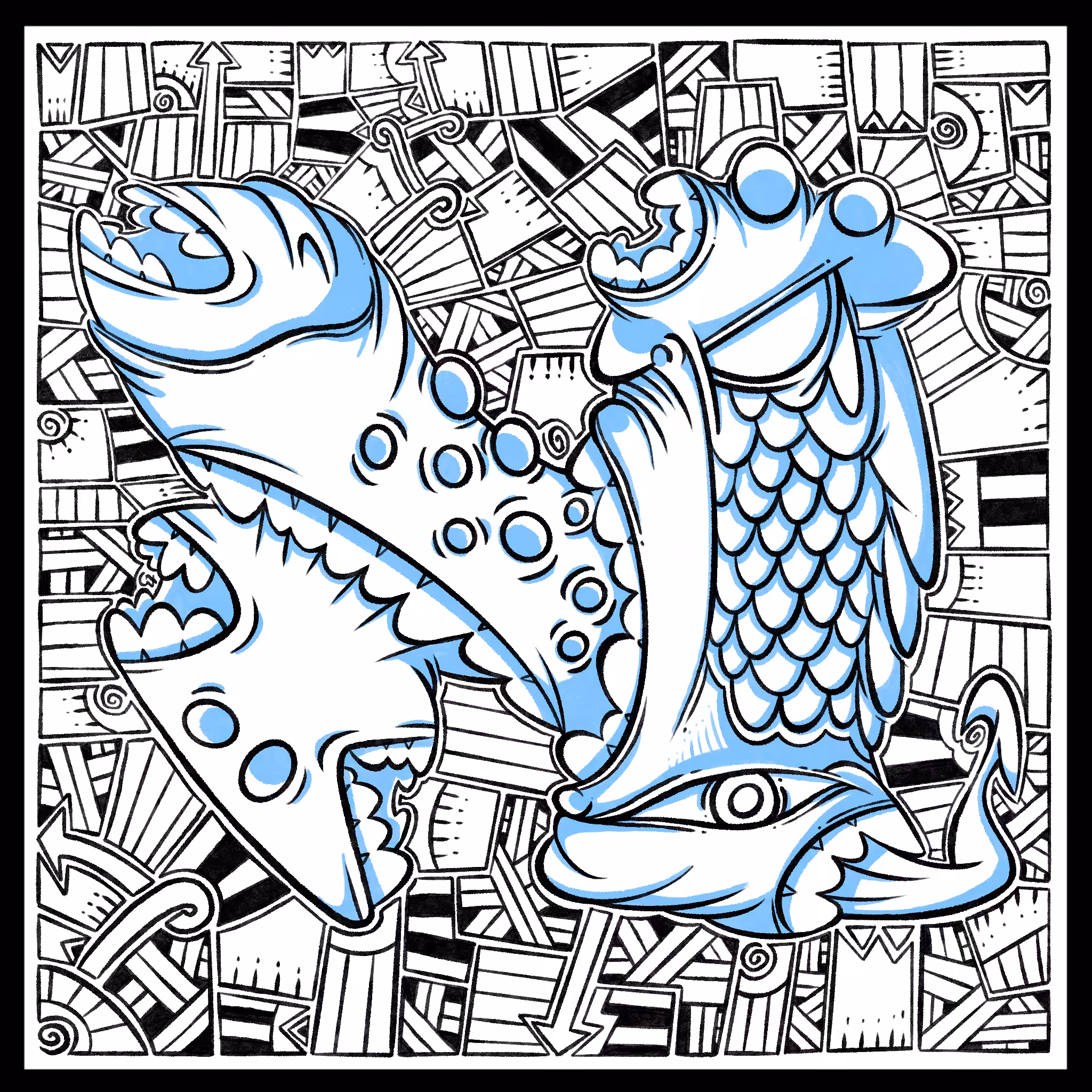 Creature 074 Lineart