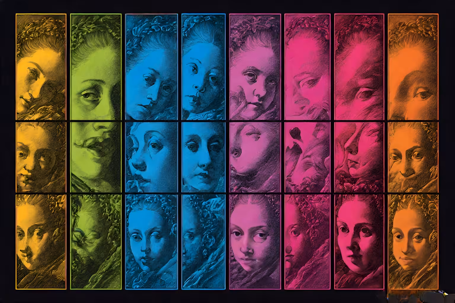 "Las Meninas" revisited by Warhol