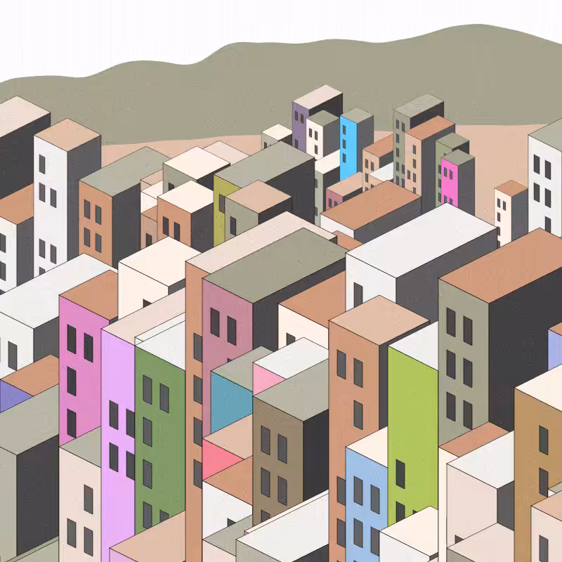 Coloured City #58