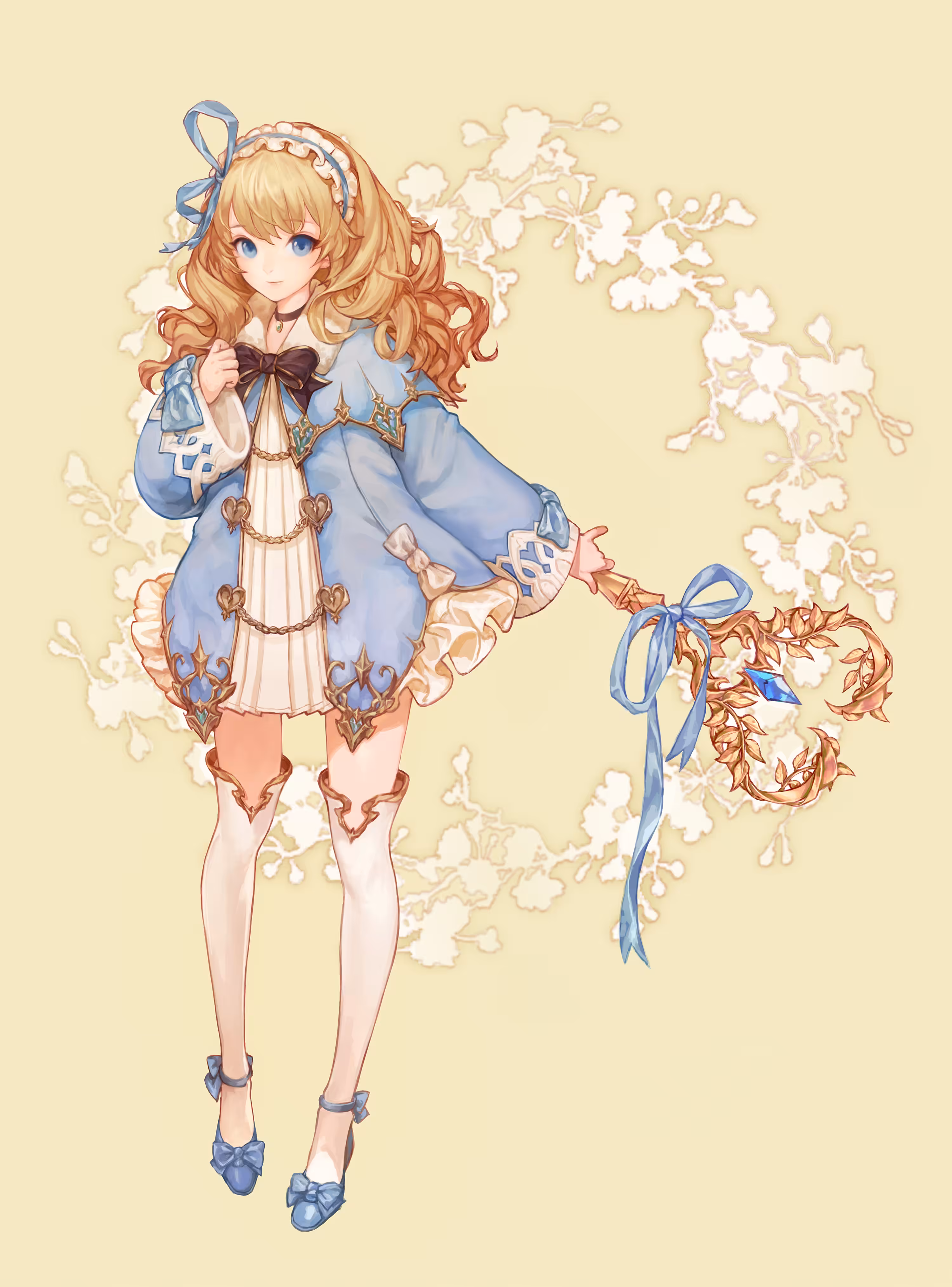 Magical girl in nature