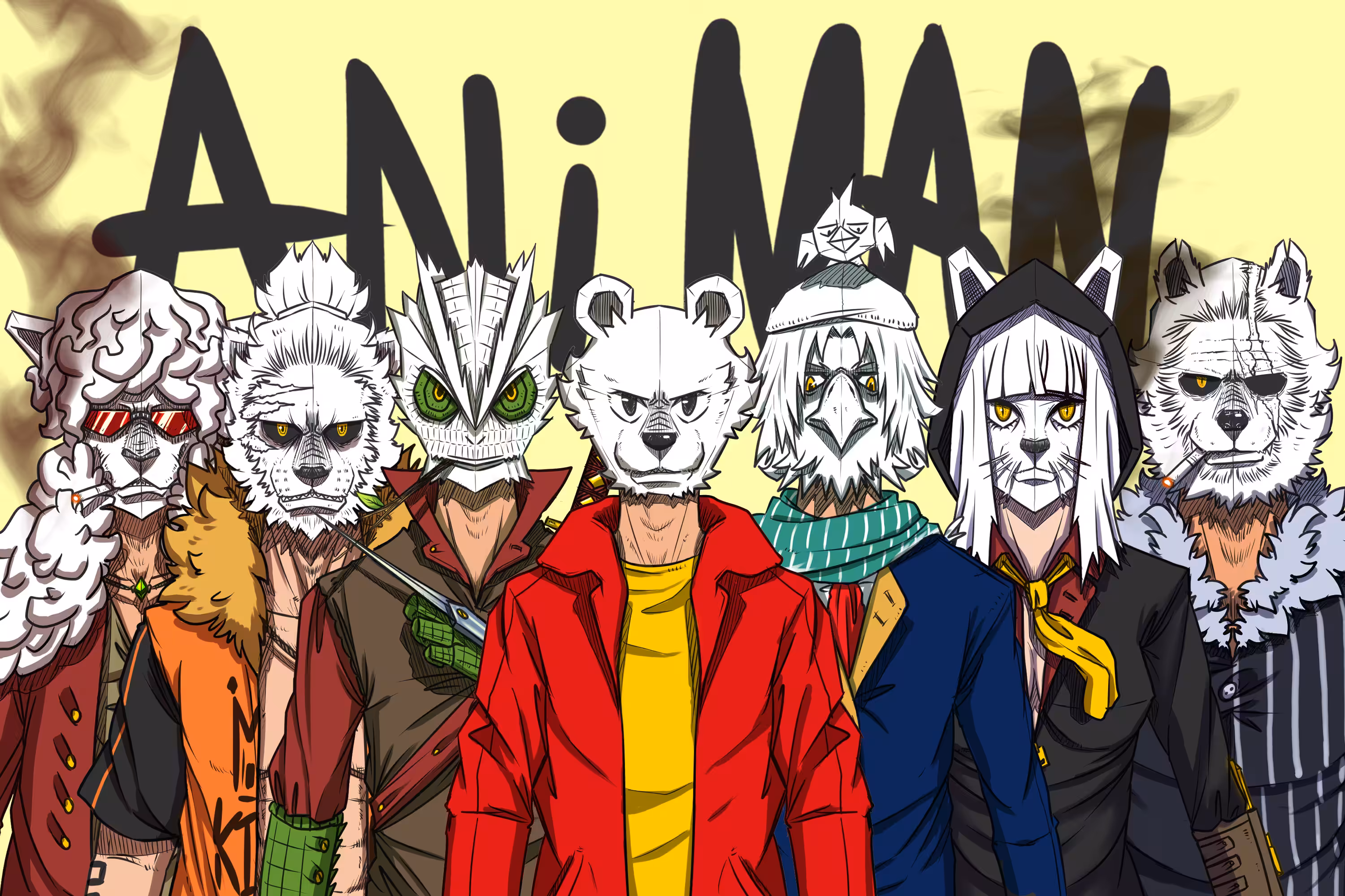 Paper head : Animan