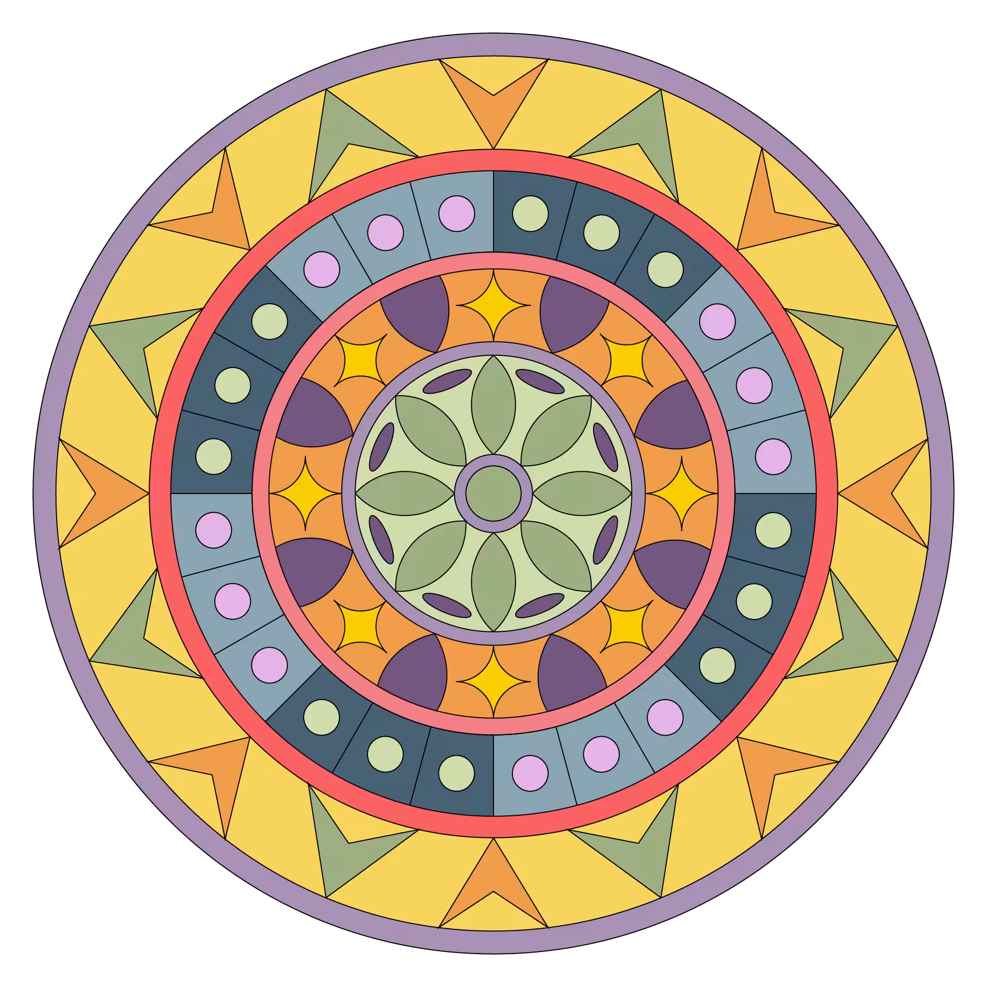 Circular Mandala #1