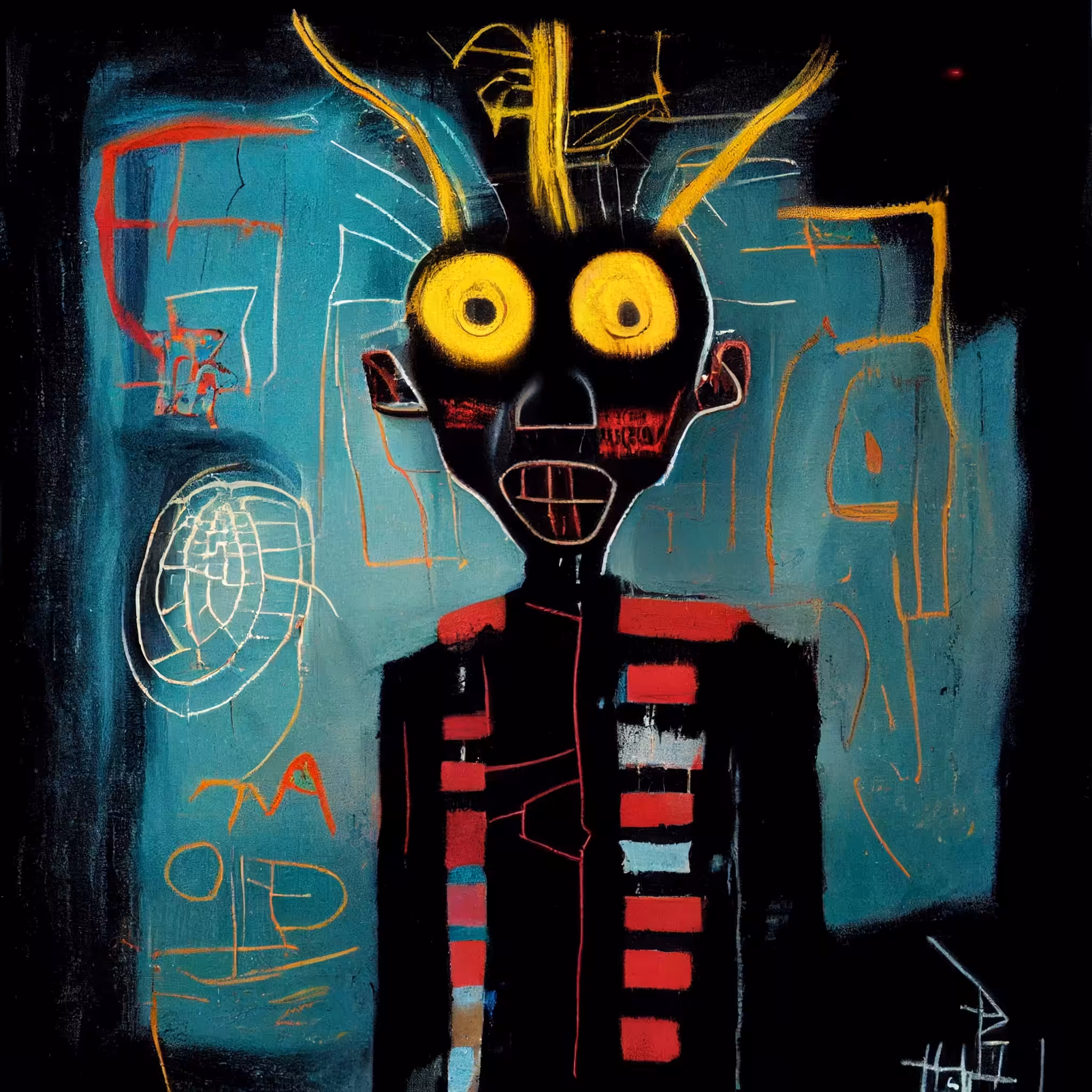 Basquiat Little Creatures: Little Creature #00179