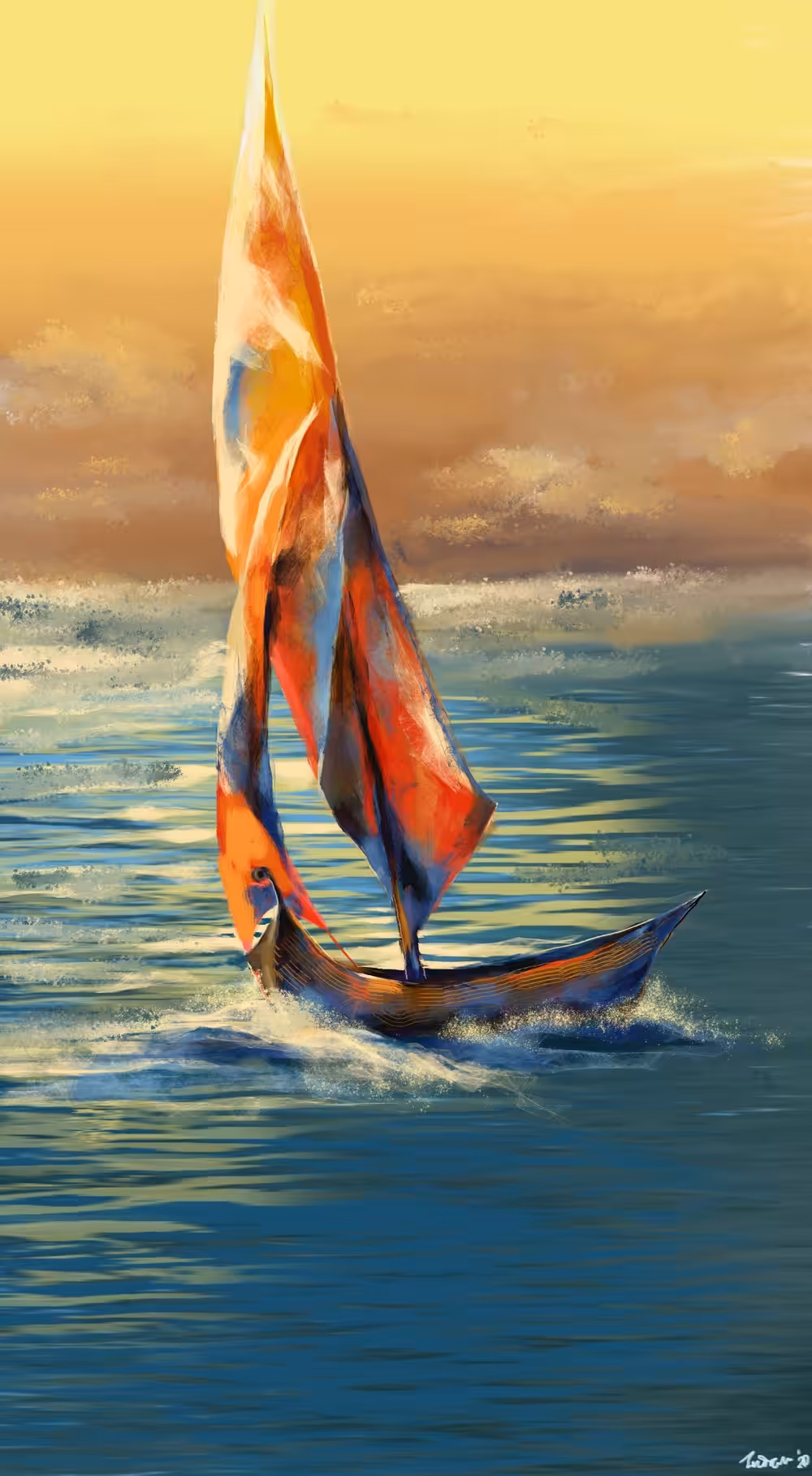 The wind in my sails ..