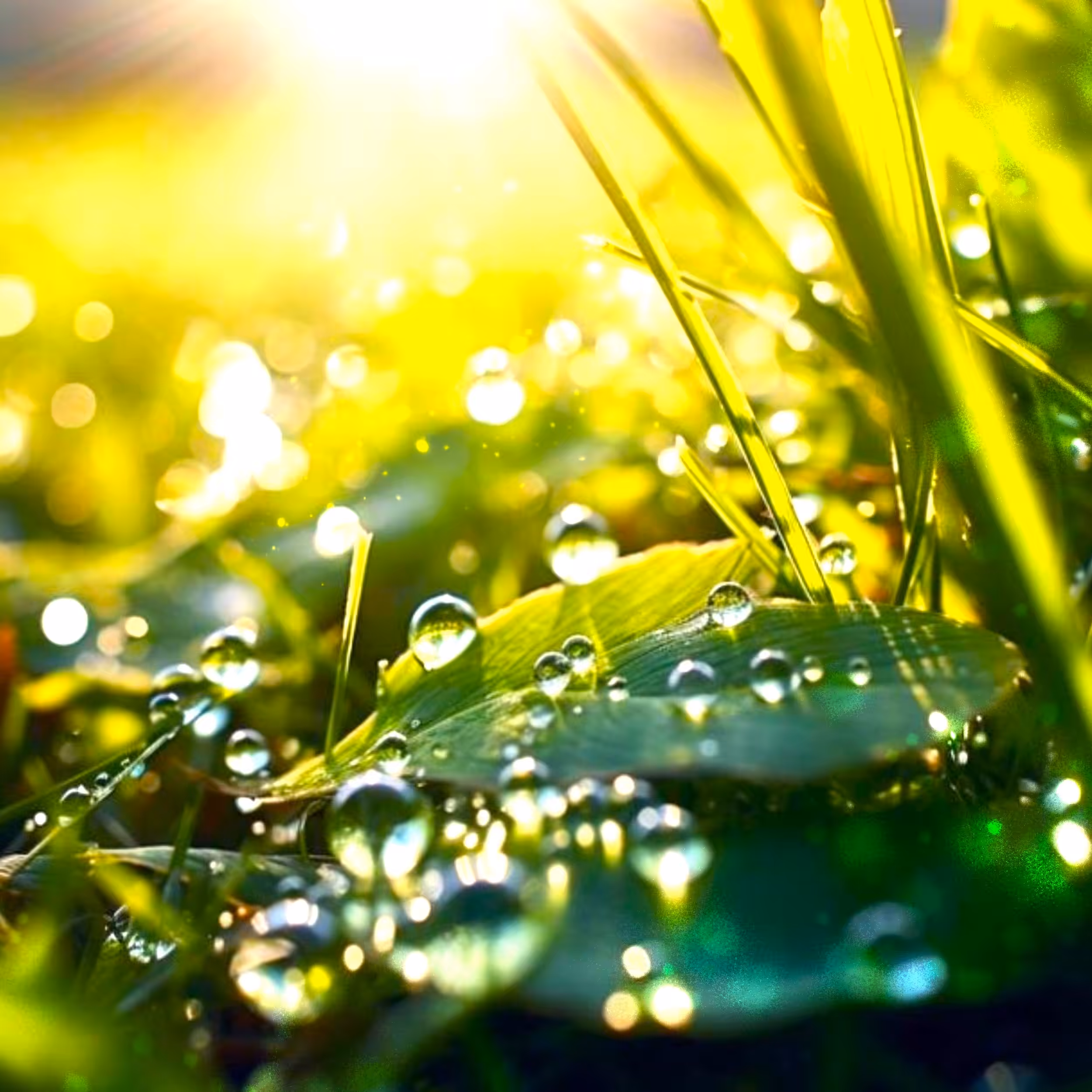 Drops after the rain