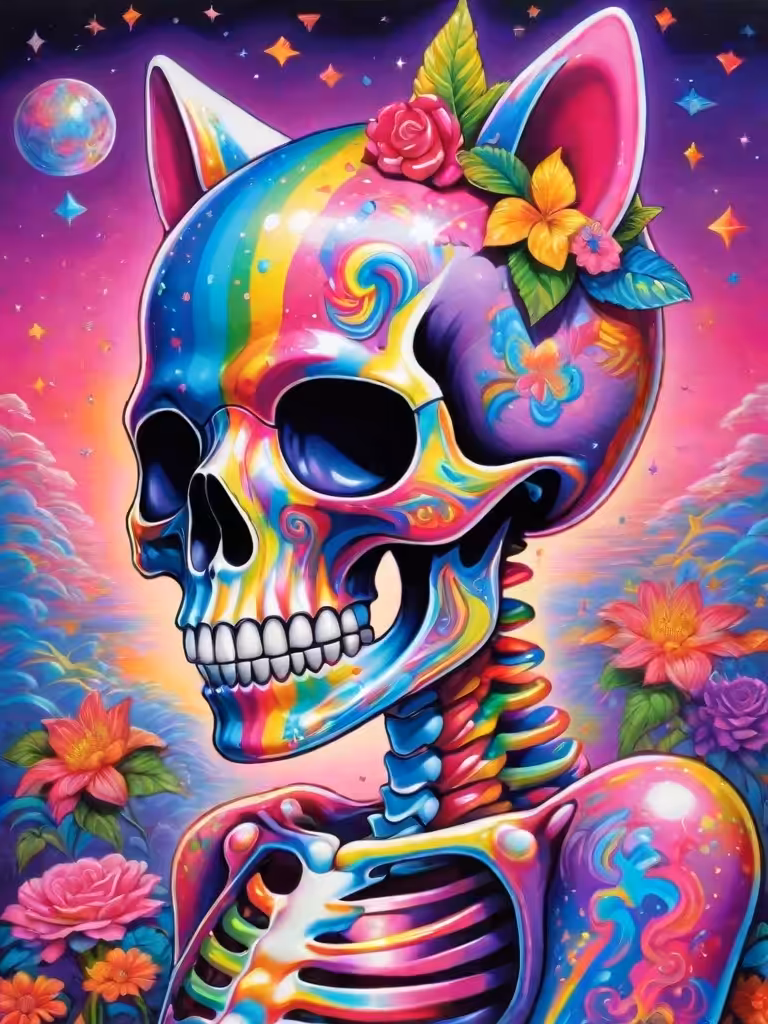 Skull psychedelic #2