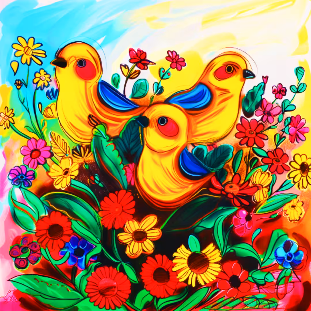 PHOTO ART SERIEZ COLLECTION : 3 Little Birds