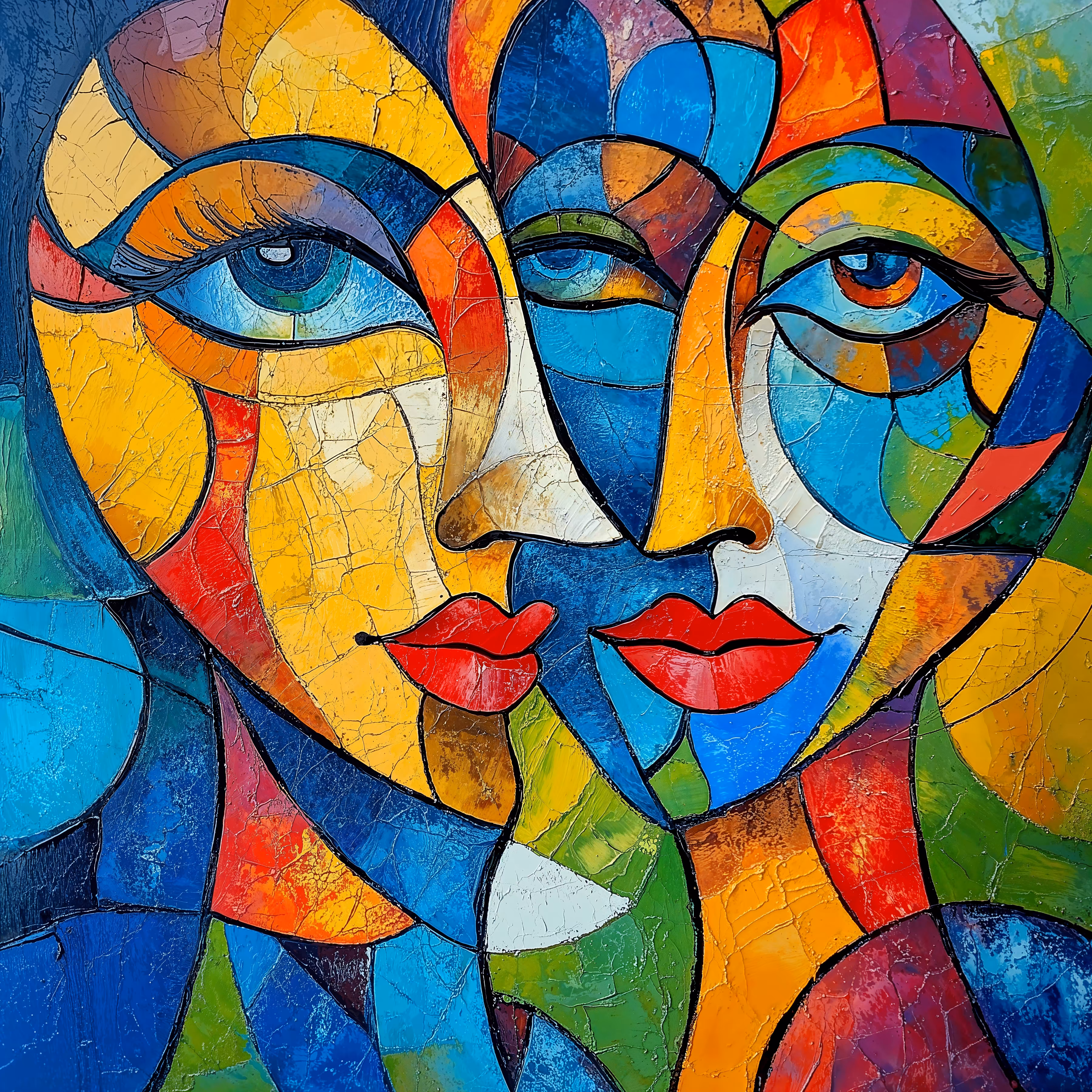 Abstract Cubist-Surrealist #13