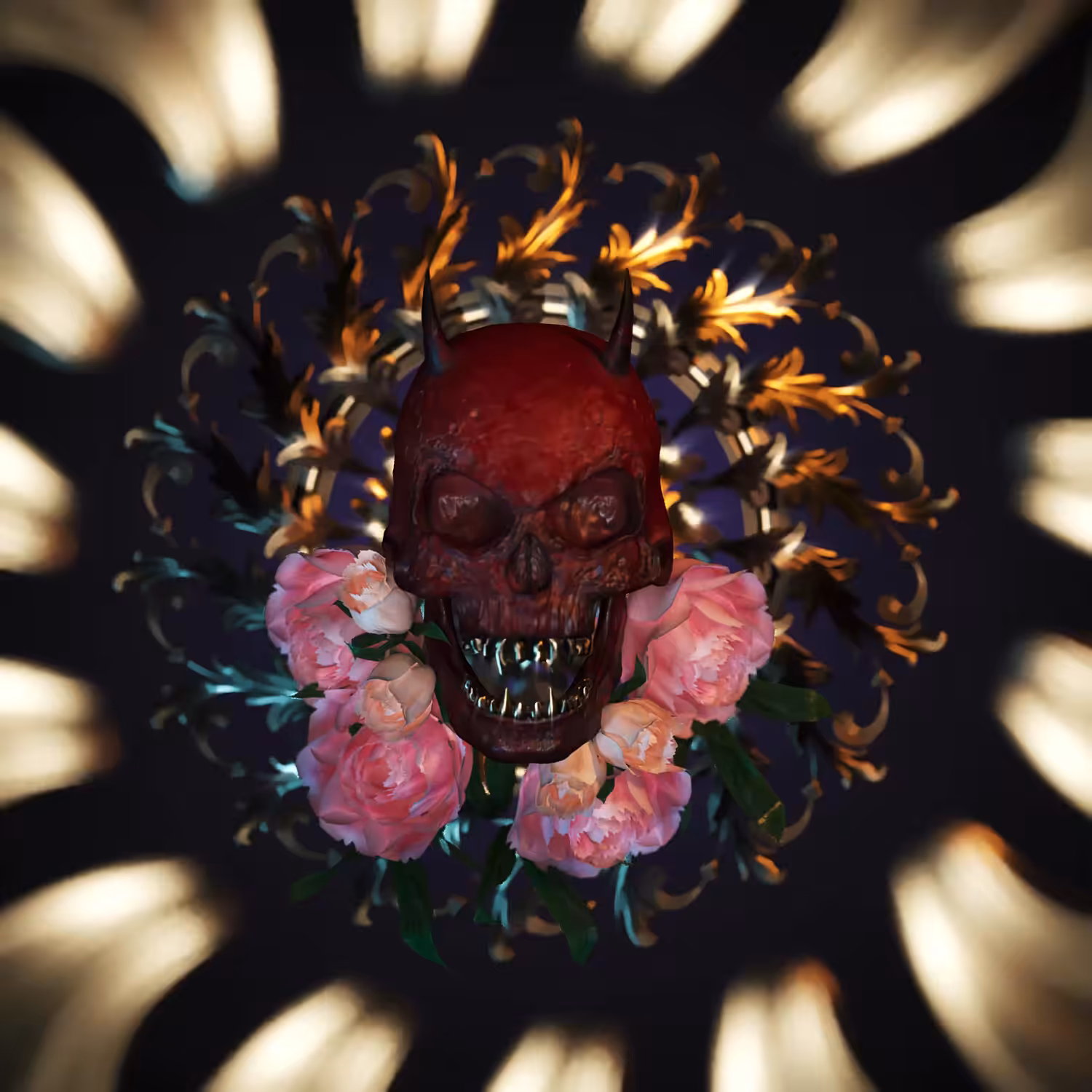 Vampire skull   