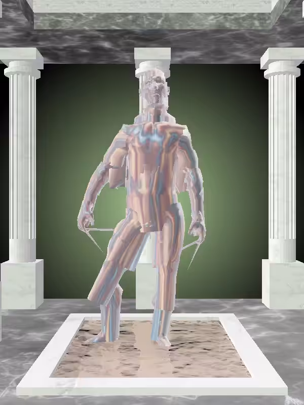 HeavenComputer: The Victorious Holographic Glow Man #6641