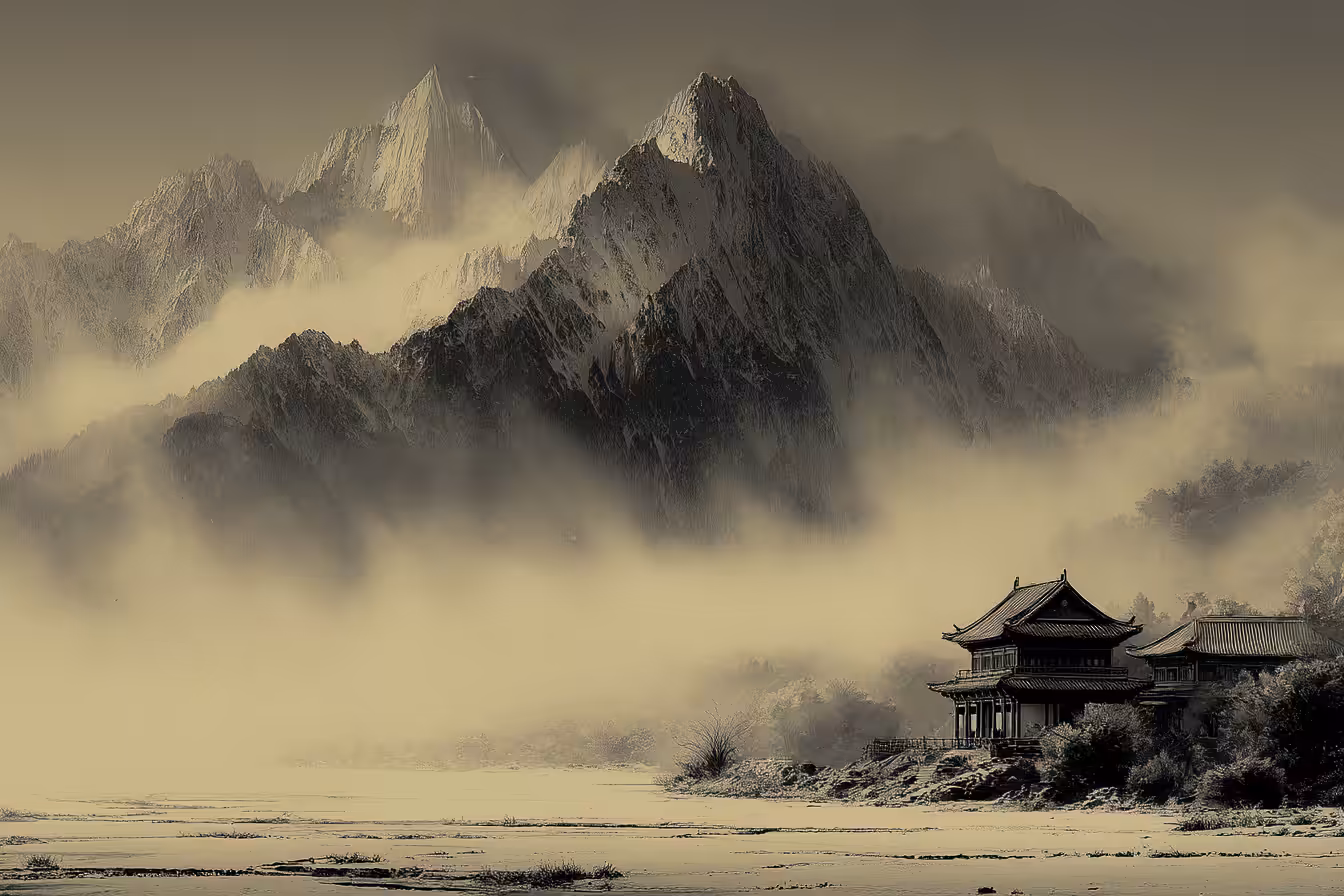 Whispering Peaks of Stillness