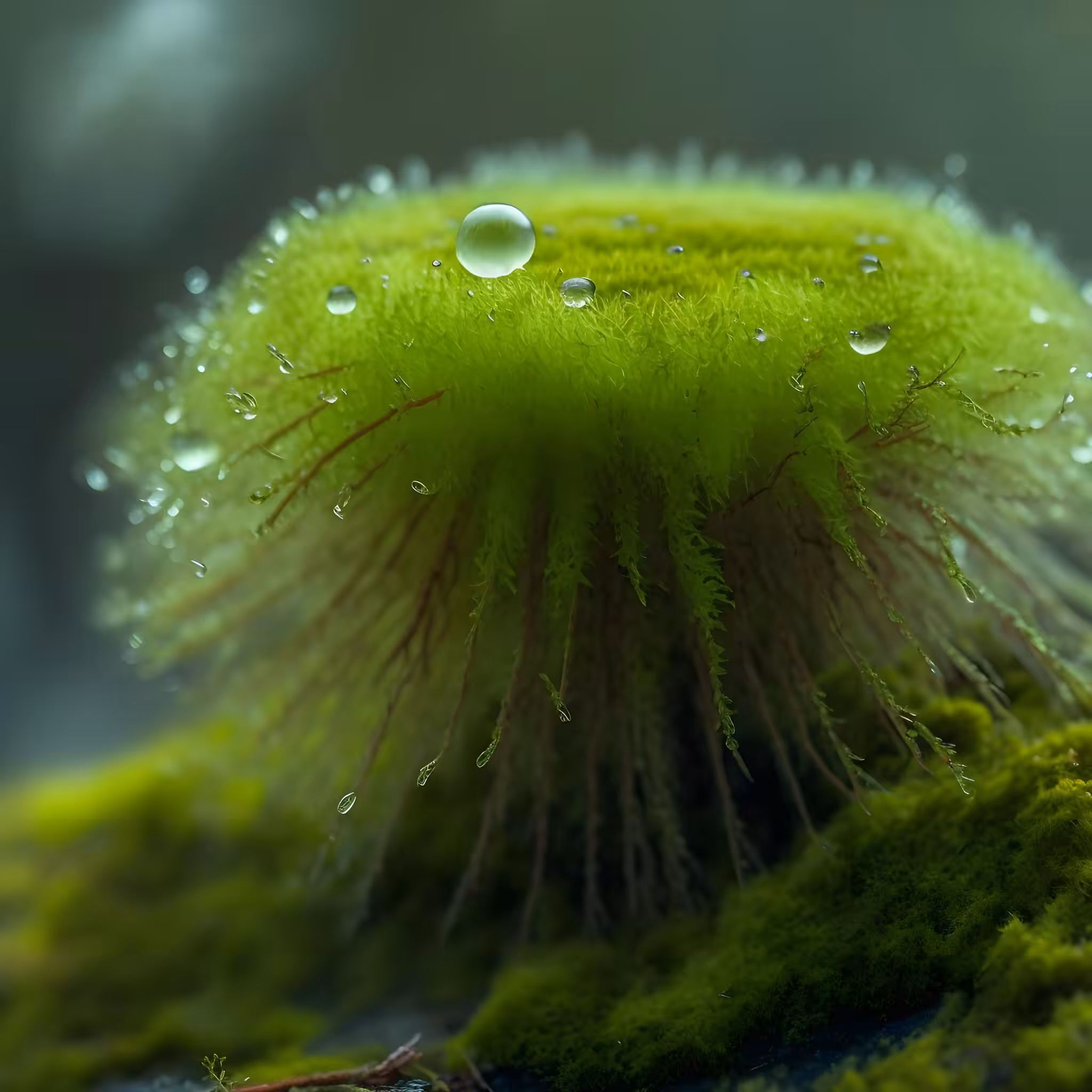 Natural: Moss macro