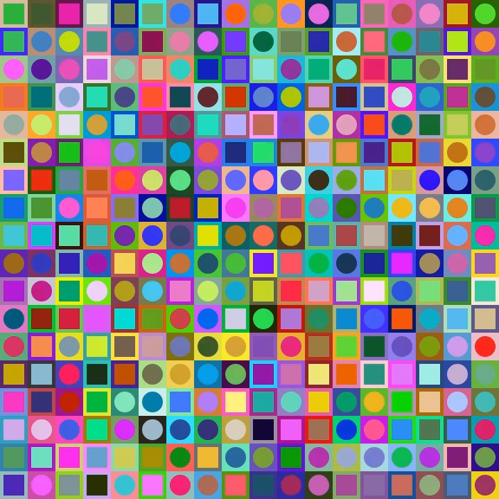 Square Dot Composition #170