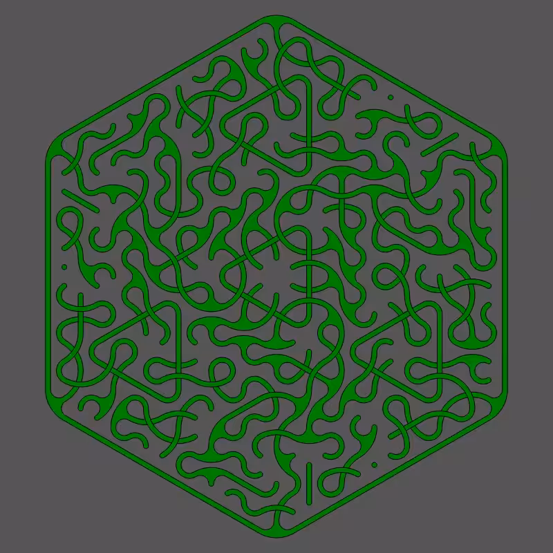 Threefold Symmetry - Dark Variations #315
