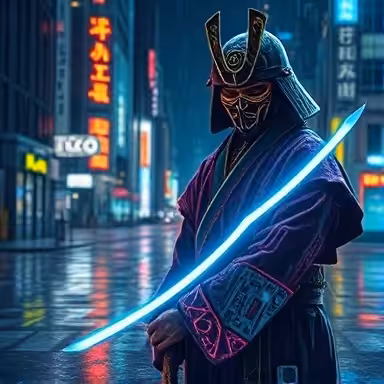 The Neon Ronin: Echoes of the Data Stream