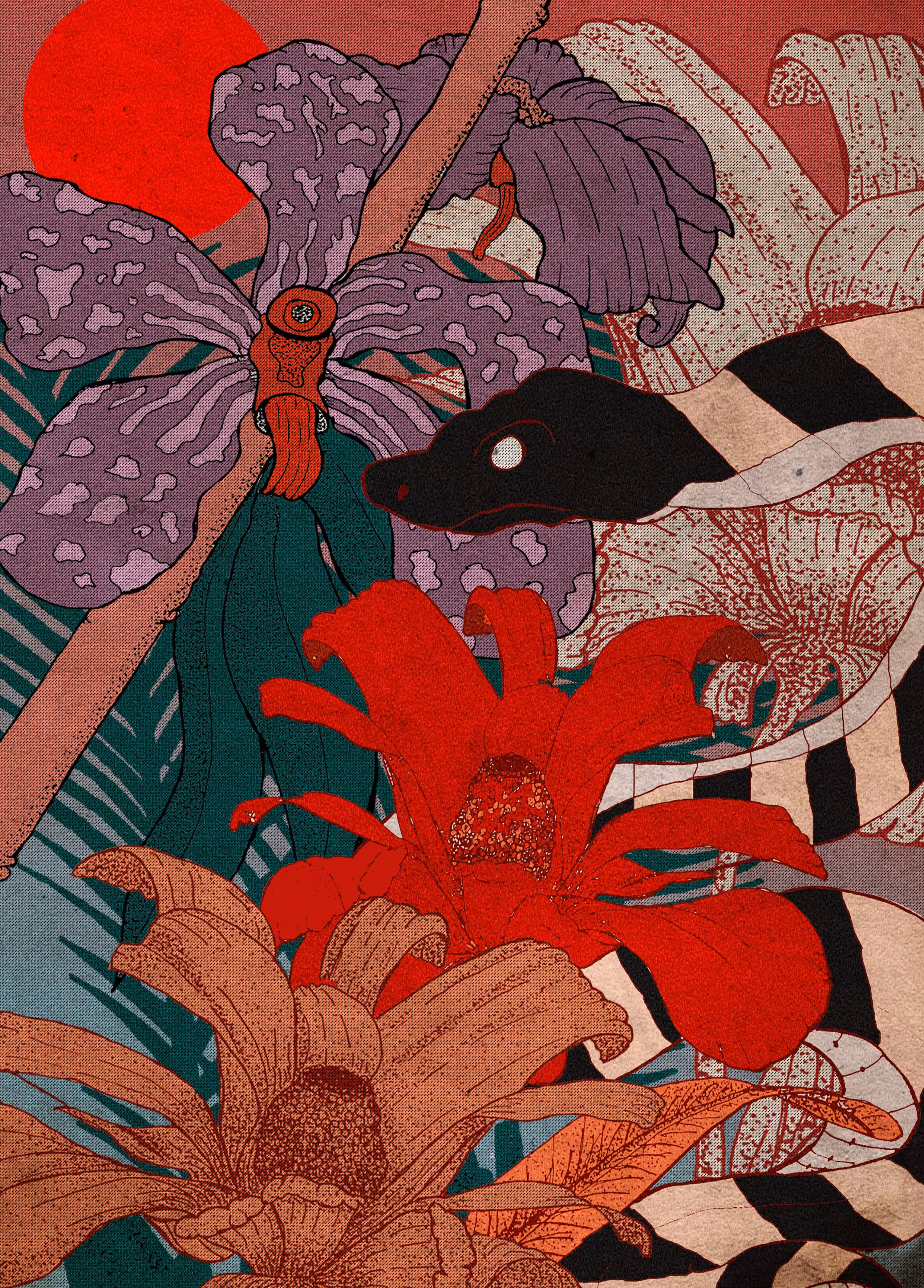Tiger Orchid and The Serpentine