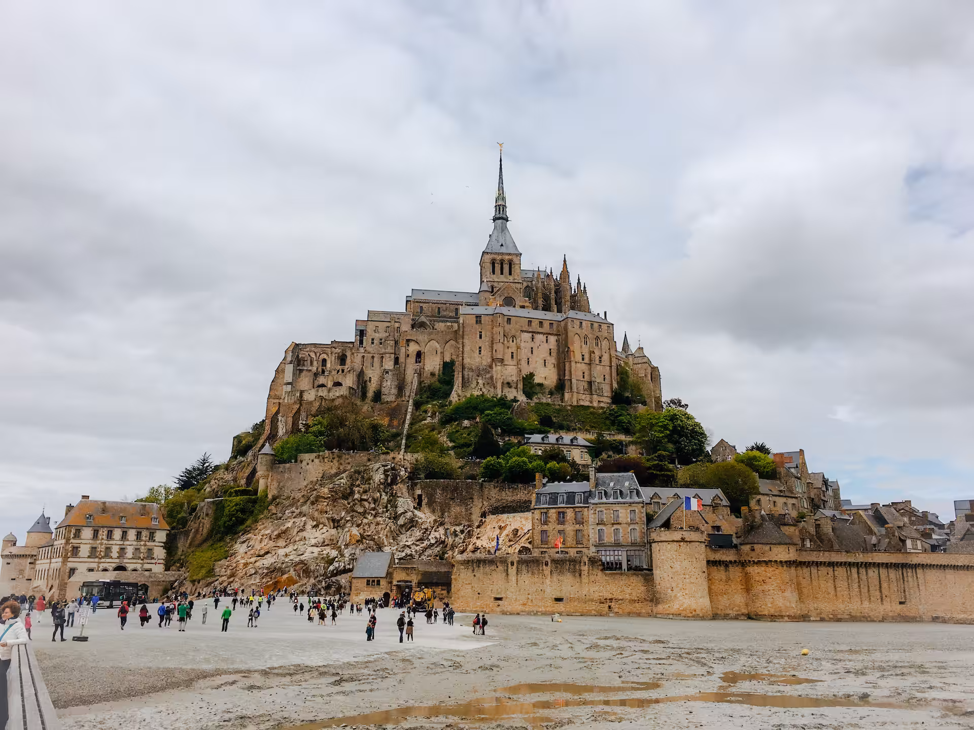 low tide