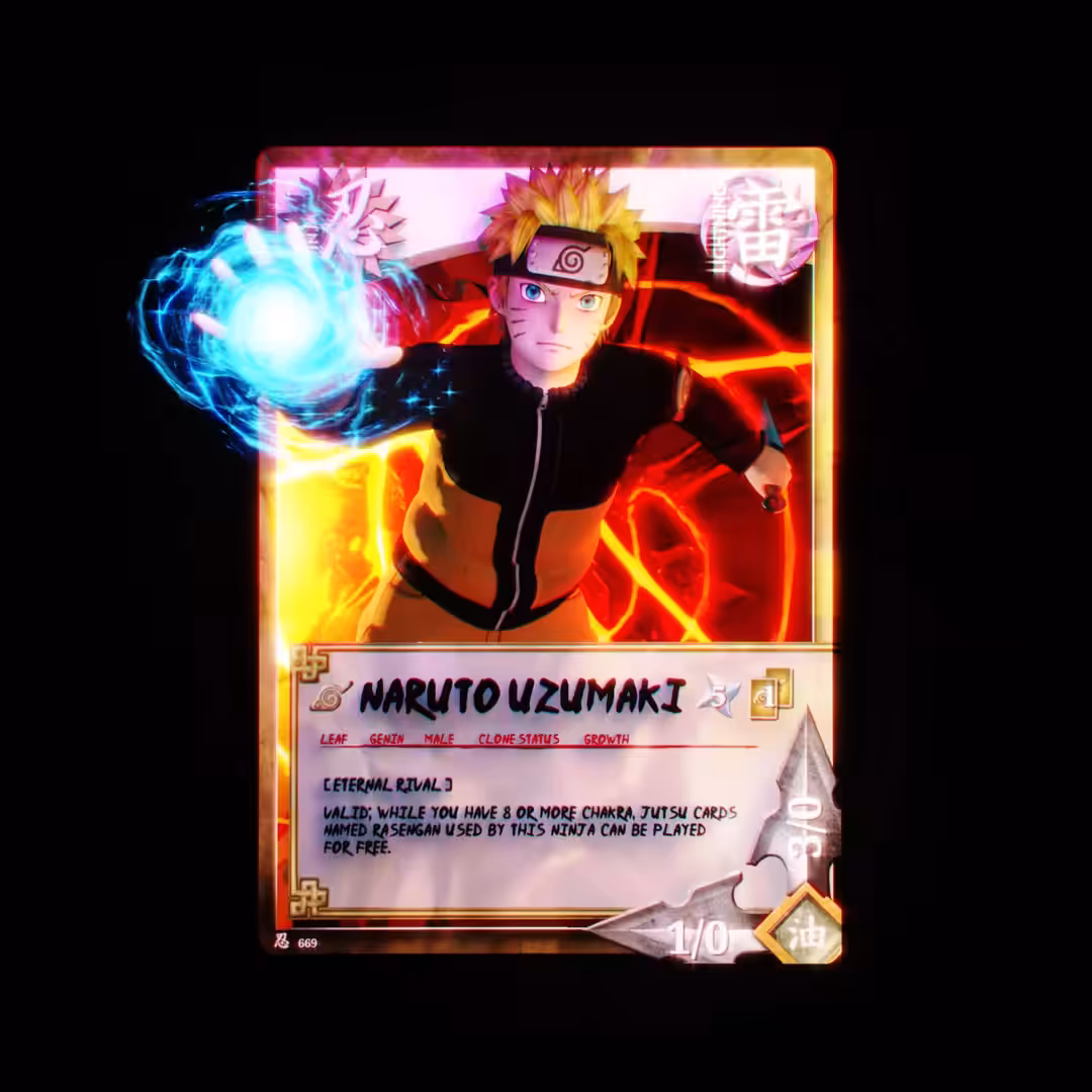 Naruto Uzumaki Special Art | Collectible Card #1