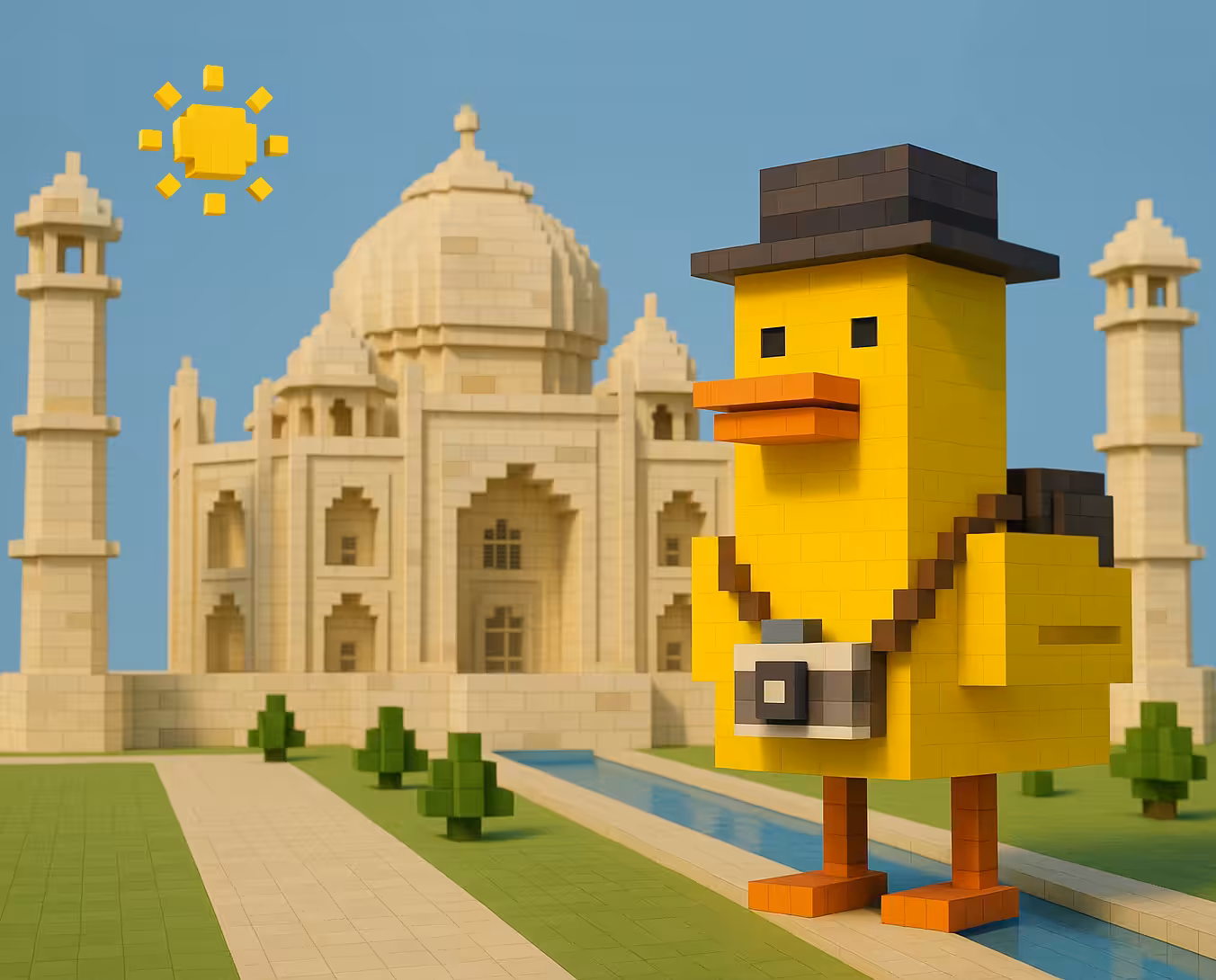 DUDE DUCK TAJ MAHAL