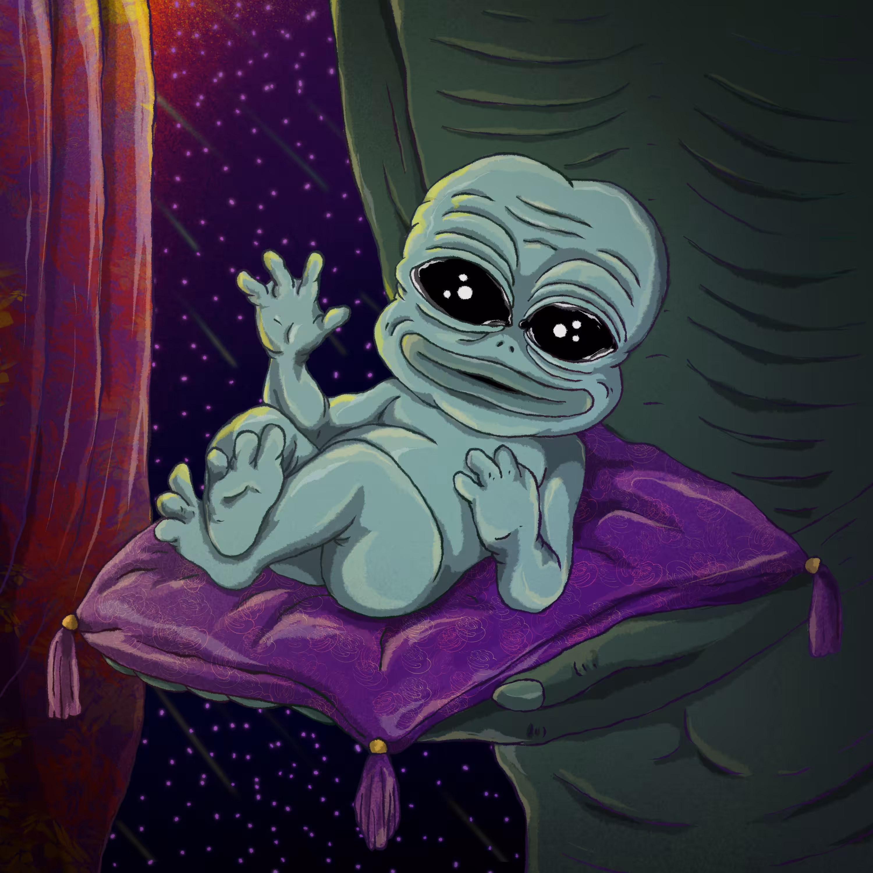 Birth of Alien Pepe