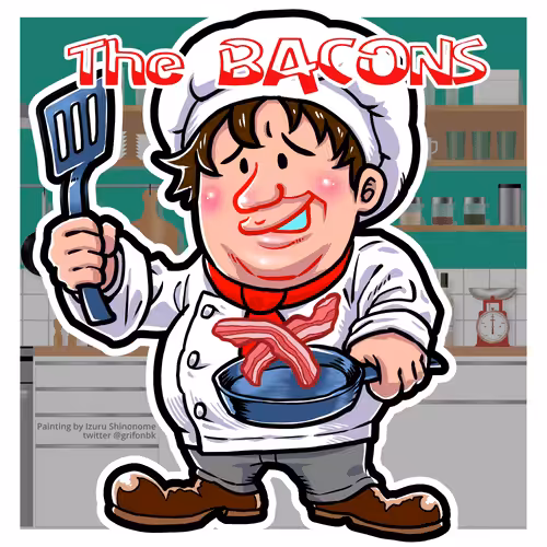 Shinonome Chibi Seal Collection: Fan art " Bacon the Chef "