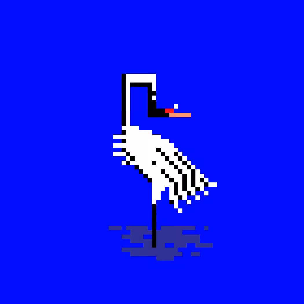Crane In The Lake, Glitching