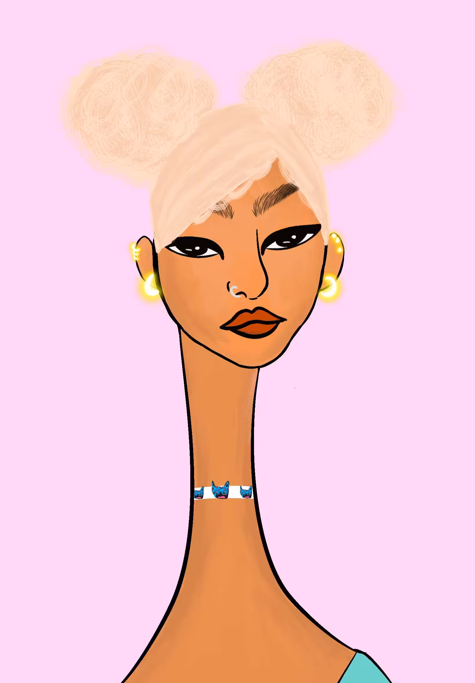 Long Neckie Ladies: Long Neckie Lady #437