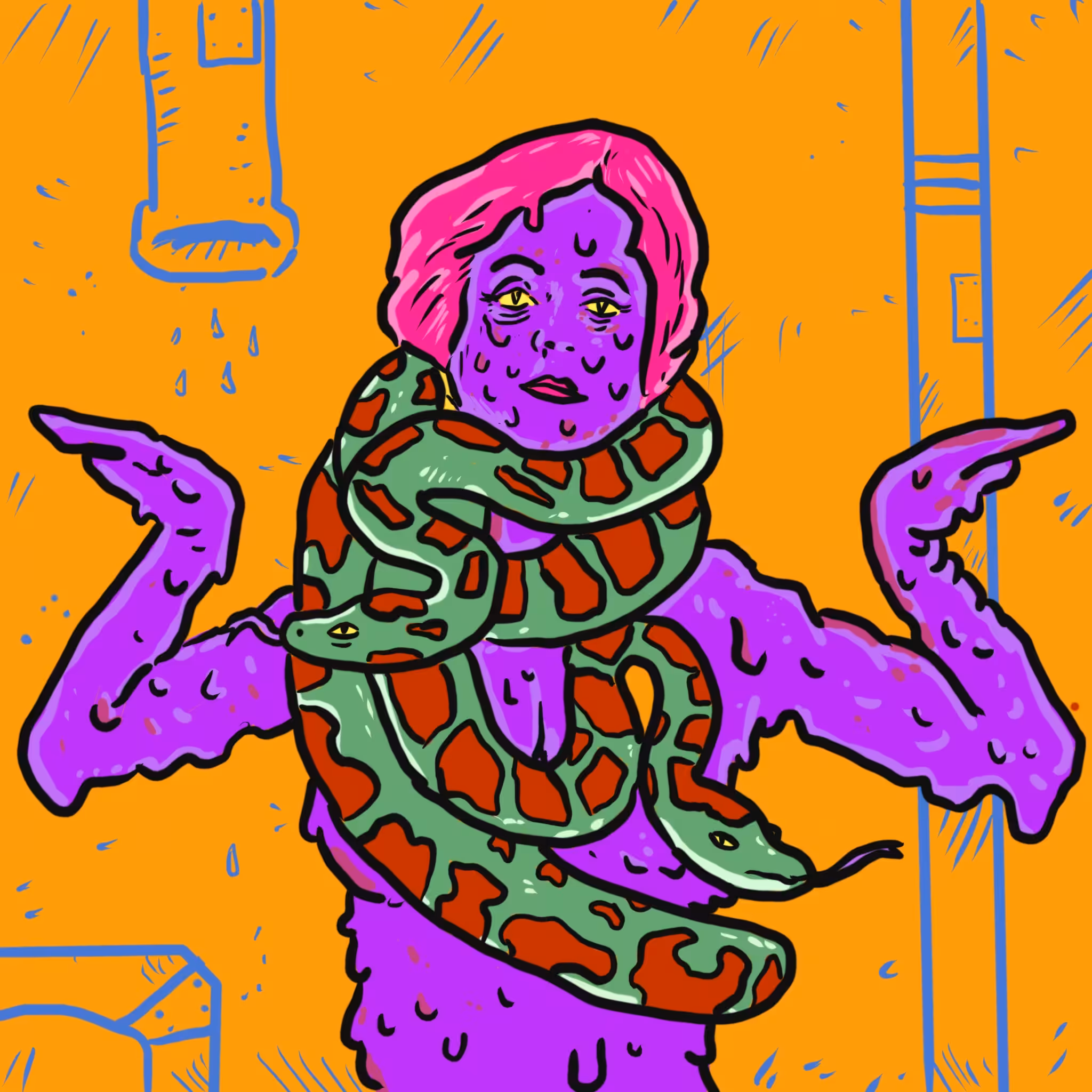 Crypto Carnies Vol 3: Escape Through the Sewer: Clementina the Snake Charmer