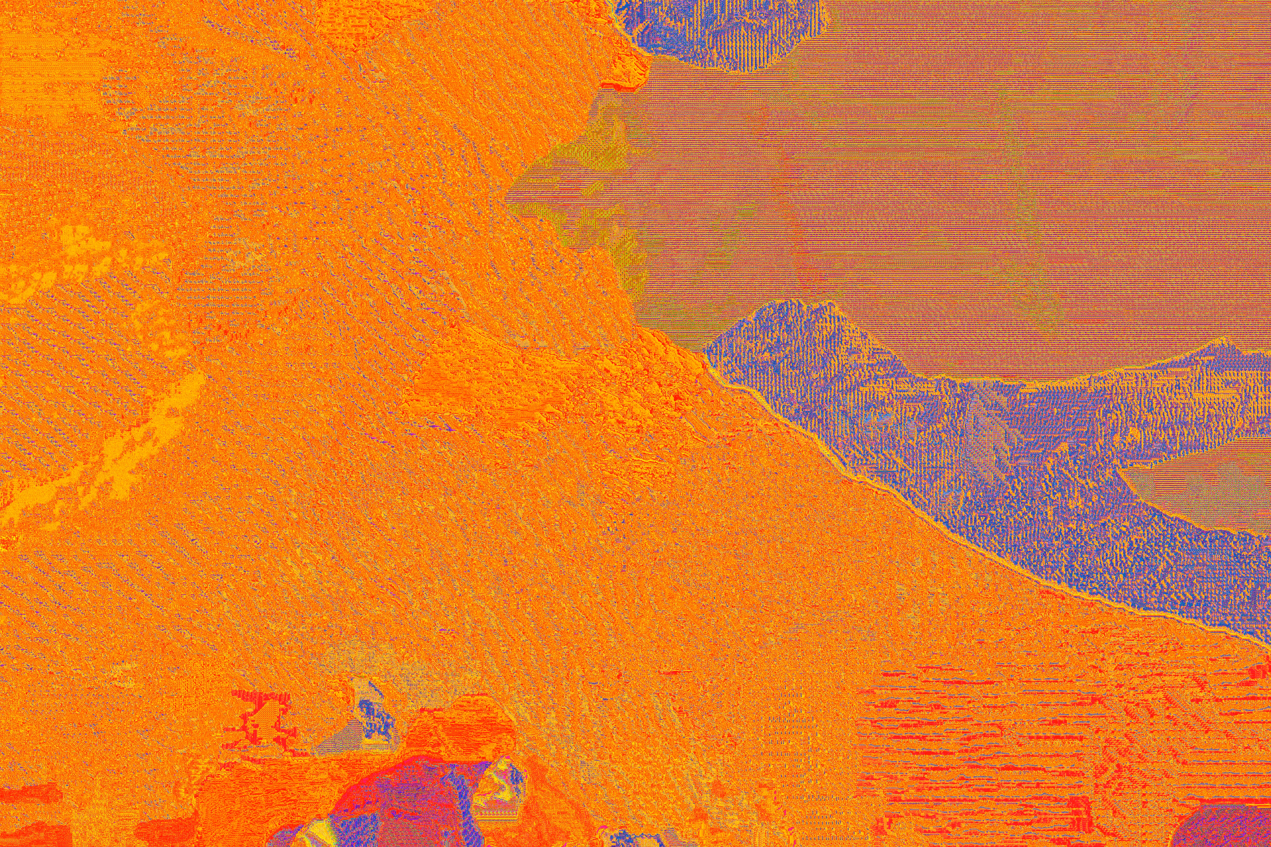 Broken Mountains (Tapestry Fields) I