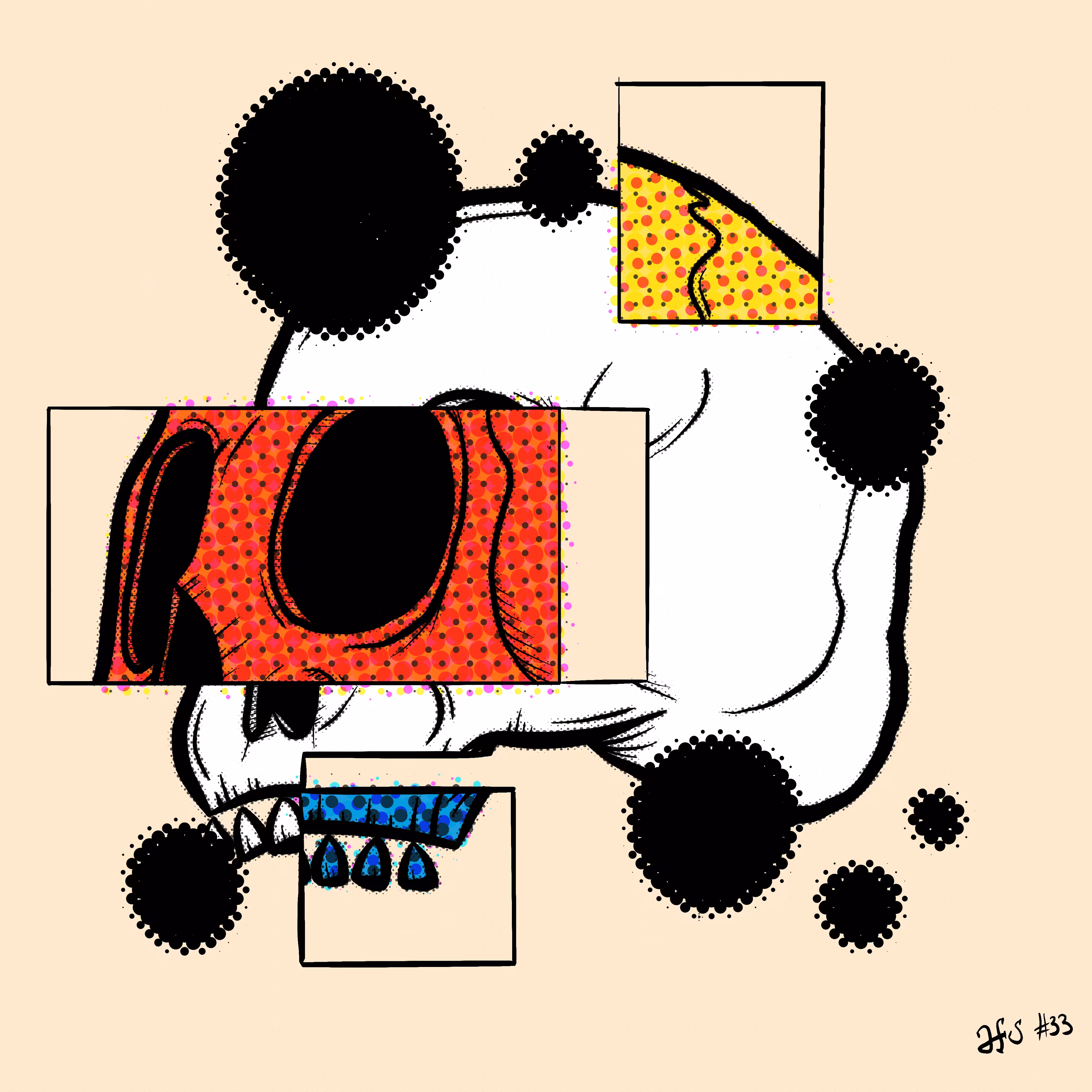 Almost Fancy Skull #33