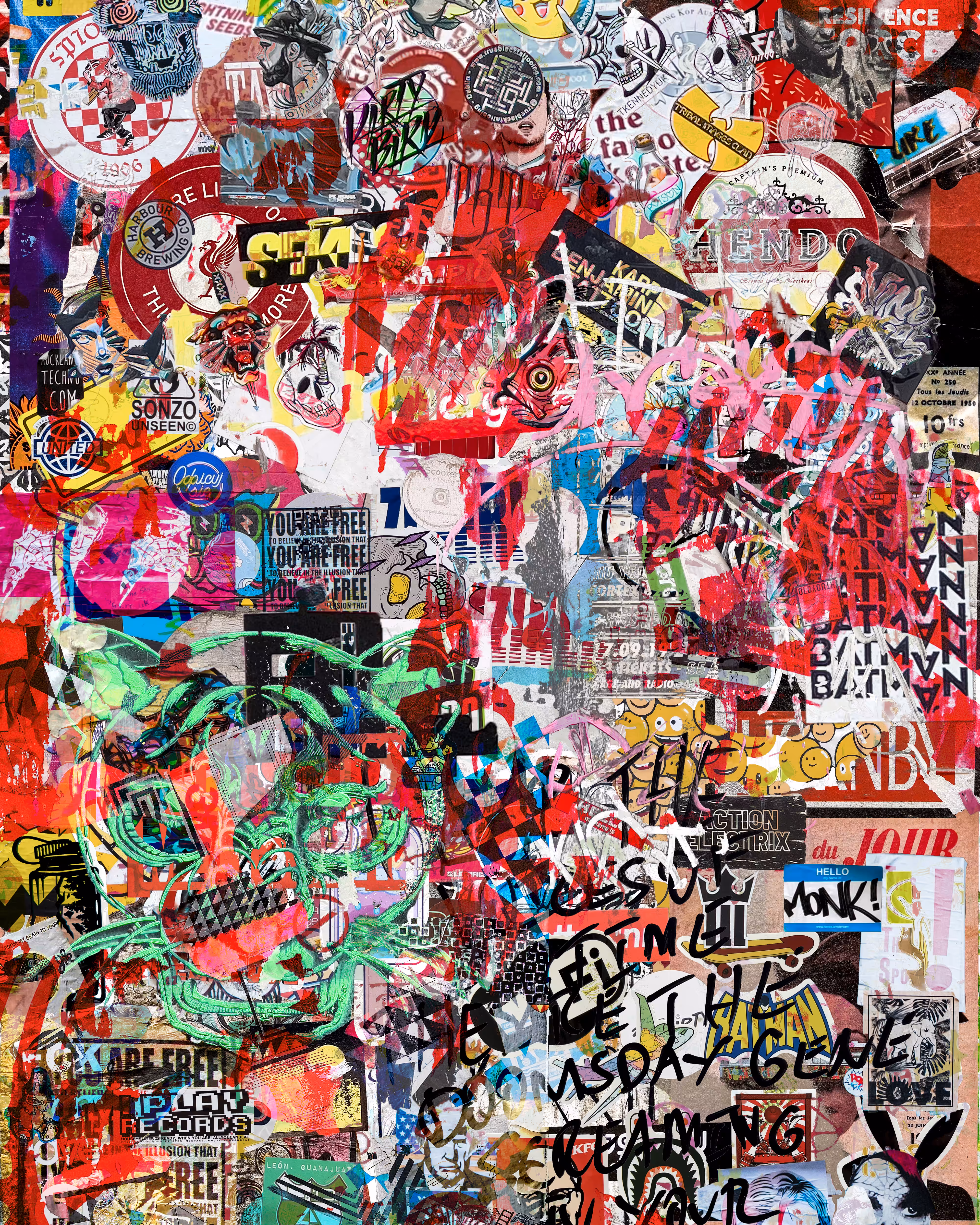 Street Art Stickers Part Two Number Two