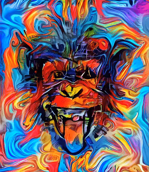 Crypto AI arts and crafts: #153 Crazy Ape - Crypto AI arts and crafts