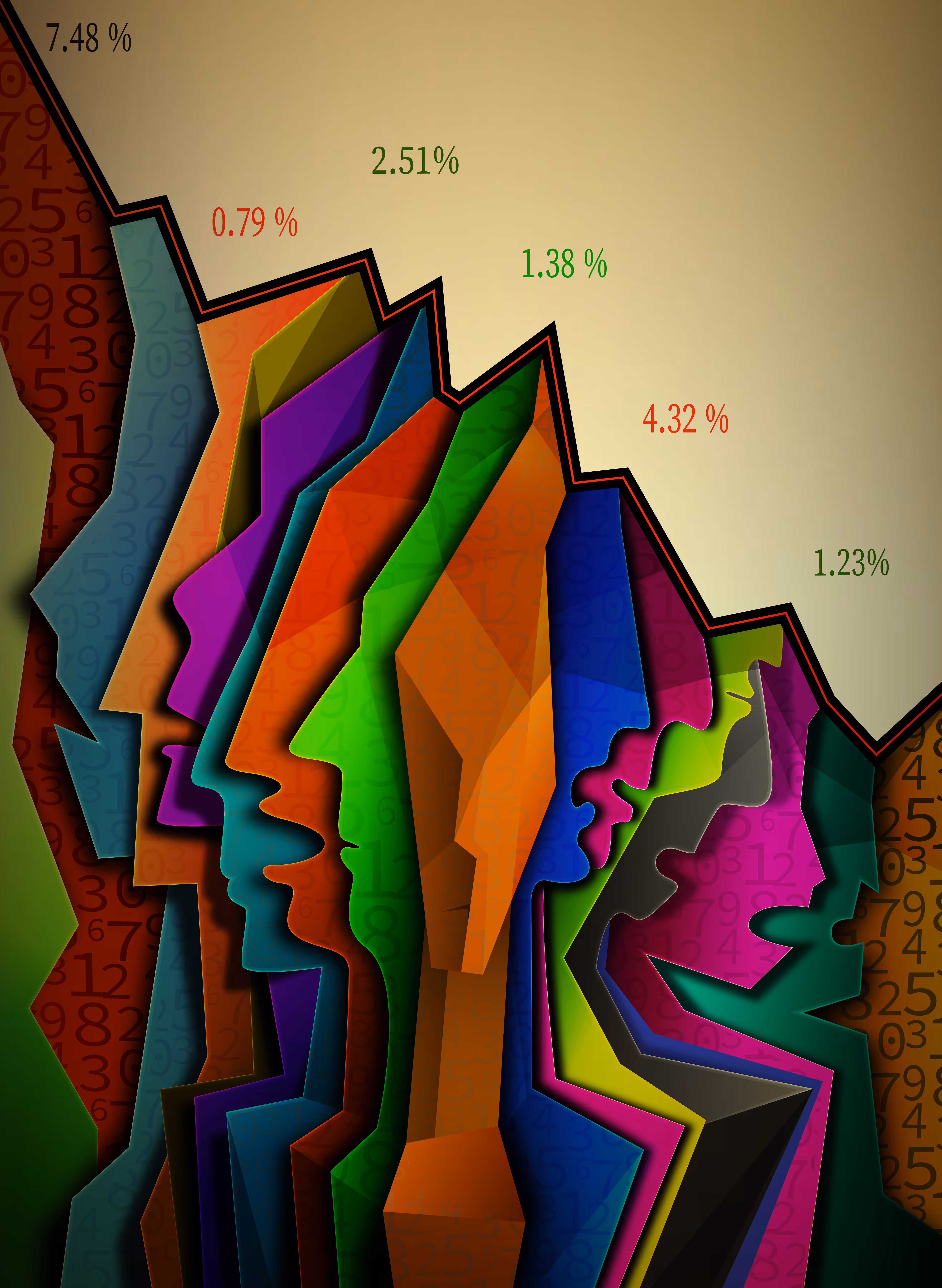Human as a statistic